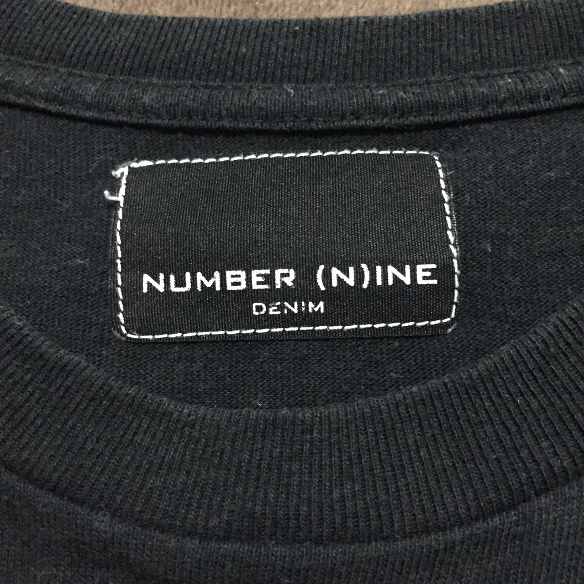 Japanese Brand × Number (N)ine Number (N)ine Denim Plain Tee Size US M / EU 48-50 / 2 - 6 Thumbnail