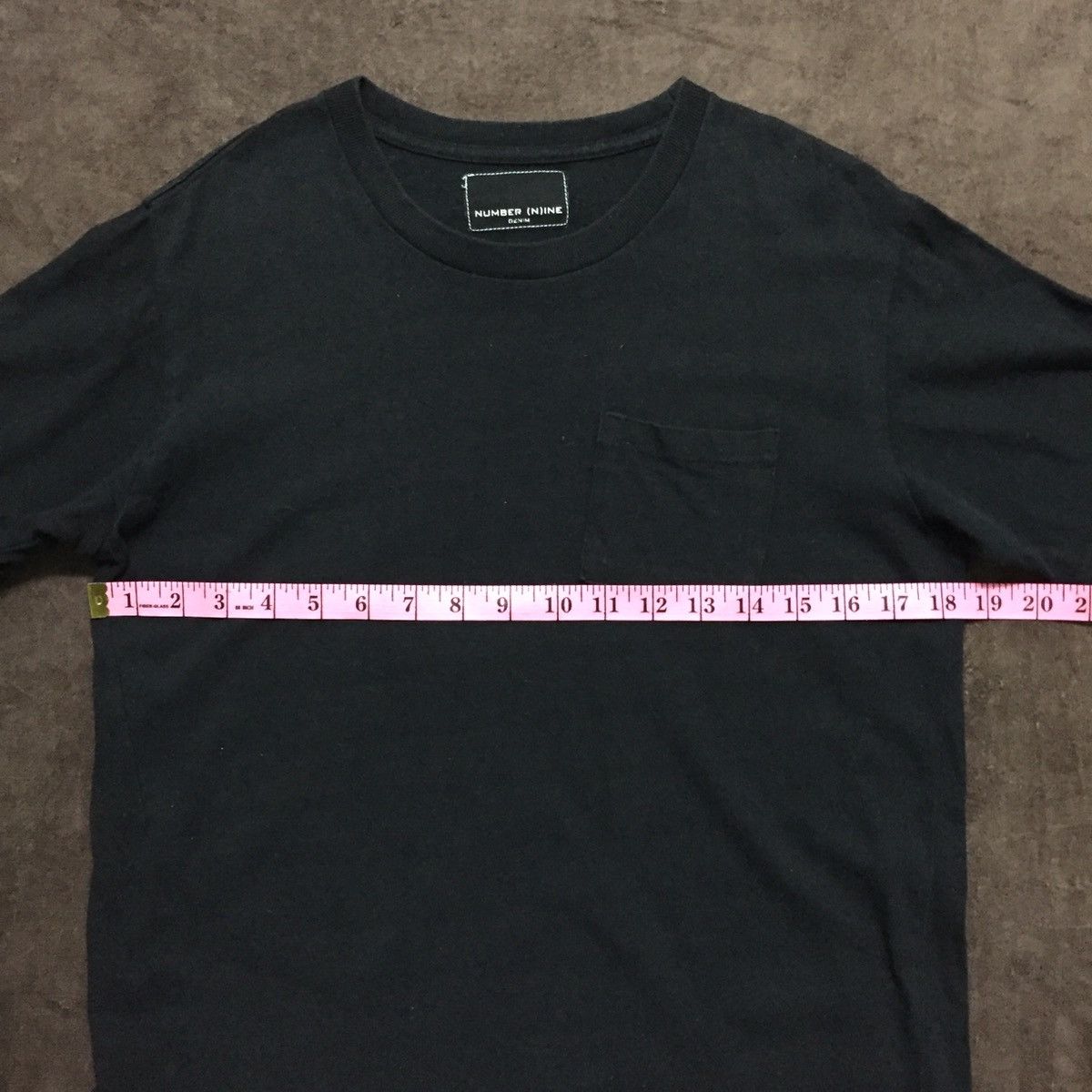 Japanese Brand × Number (N)ine Number (N)ine Denim Plain Tee Size US M / EU 48-50 / 2 - 4 Thumbnail