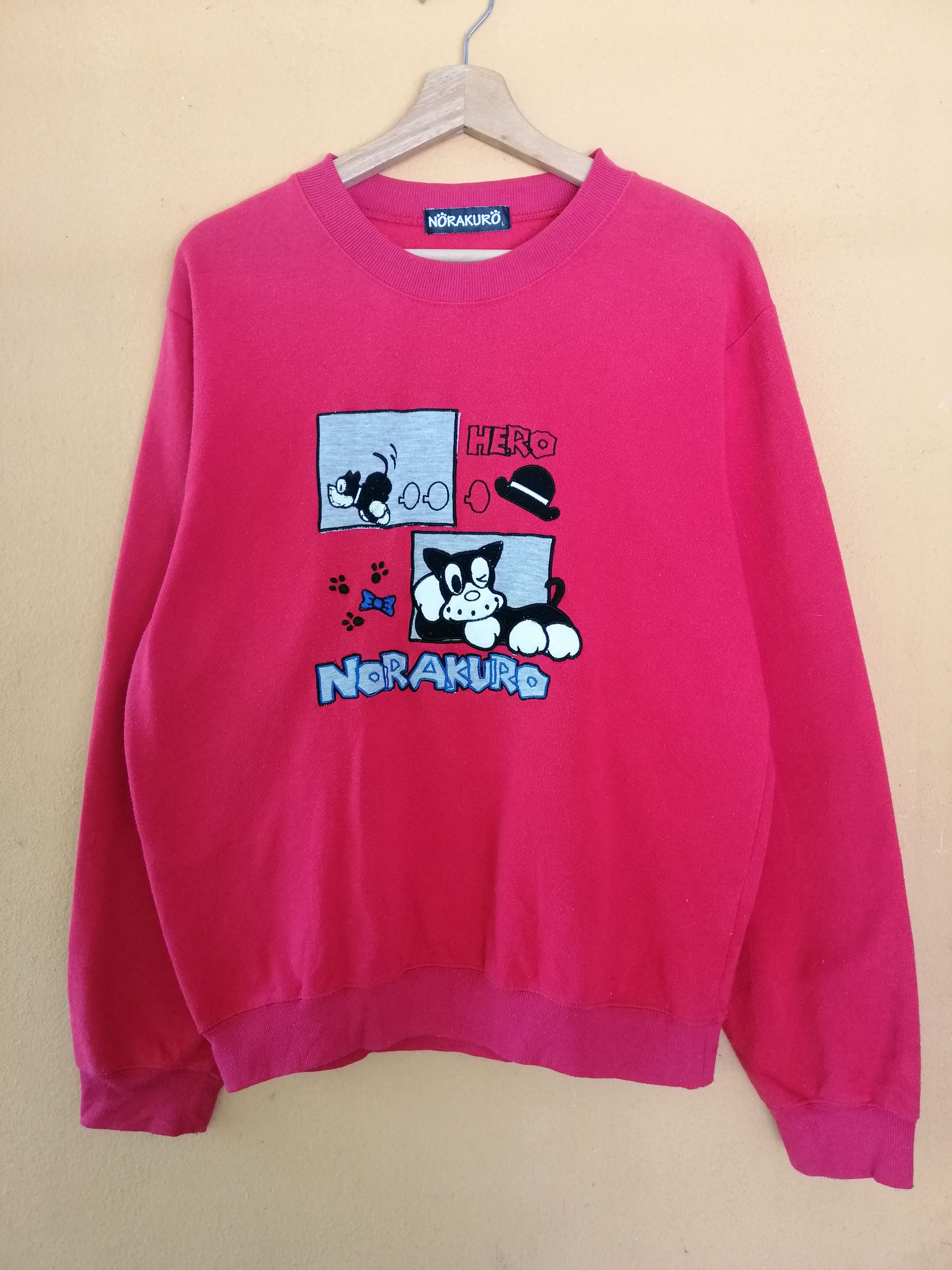 Cartoon Network Vintage Hero Norakuro Japanese Cartoon Anime Sweatshirt B6 Size US M / EU 48-50 / 2 - 1 Thumbnail