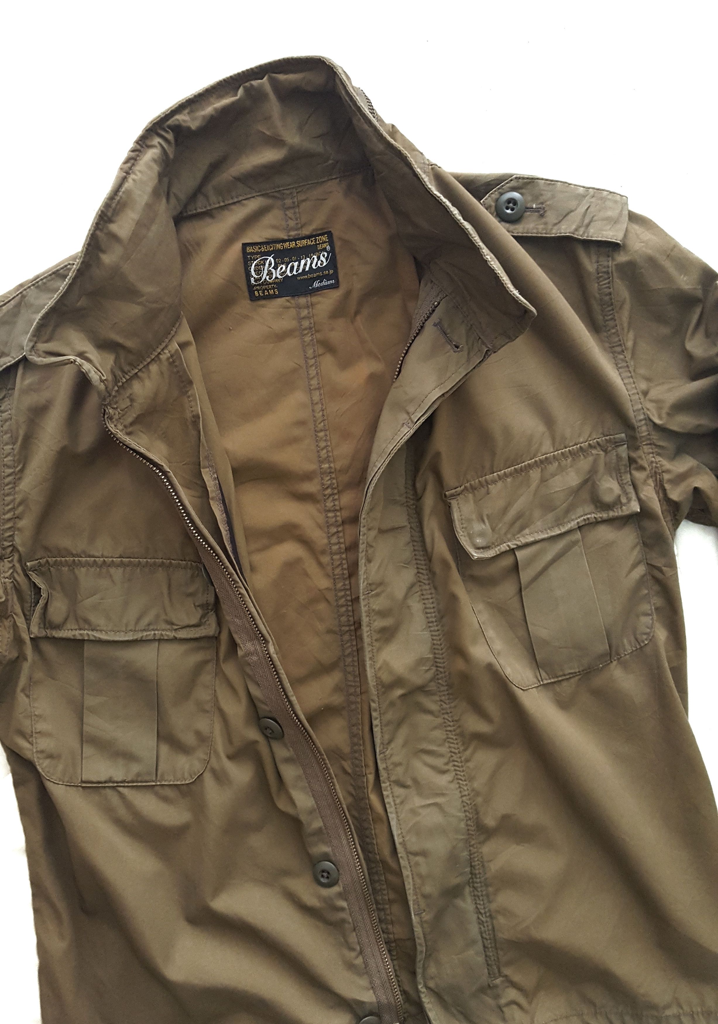 beam plus japanese brand army jacket