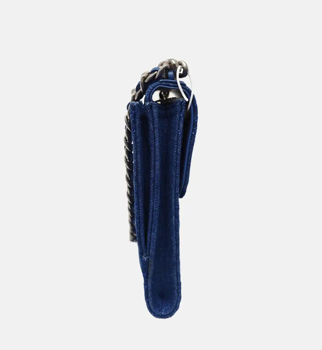 Chanel CHANEL CHAIN INFINITY TOP HANDLE blue denim quilted shoulder bag crossbody bag g Size ONE SIZE - 4 Thumbnail