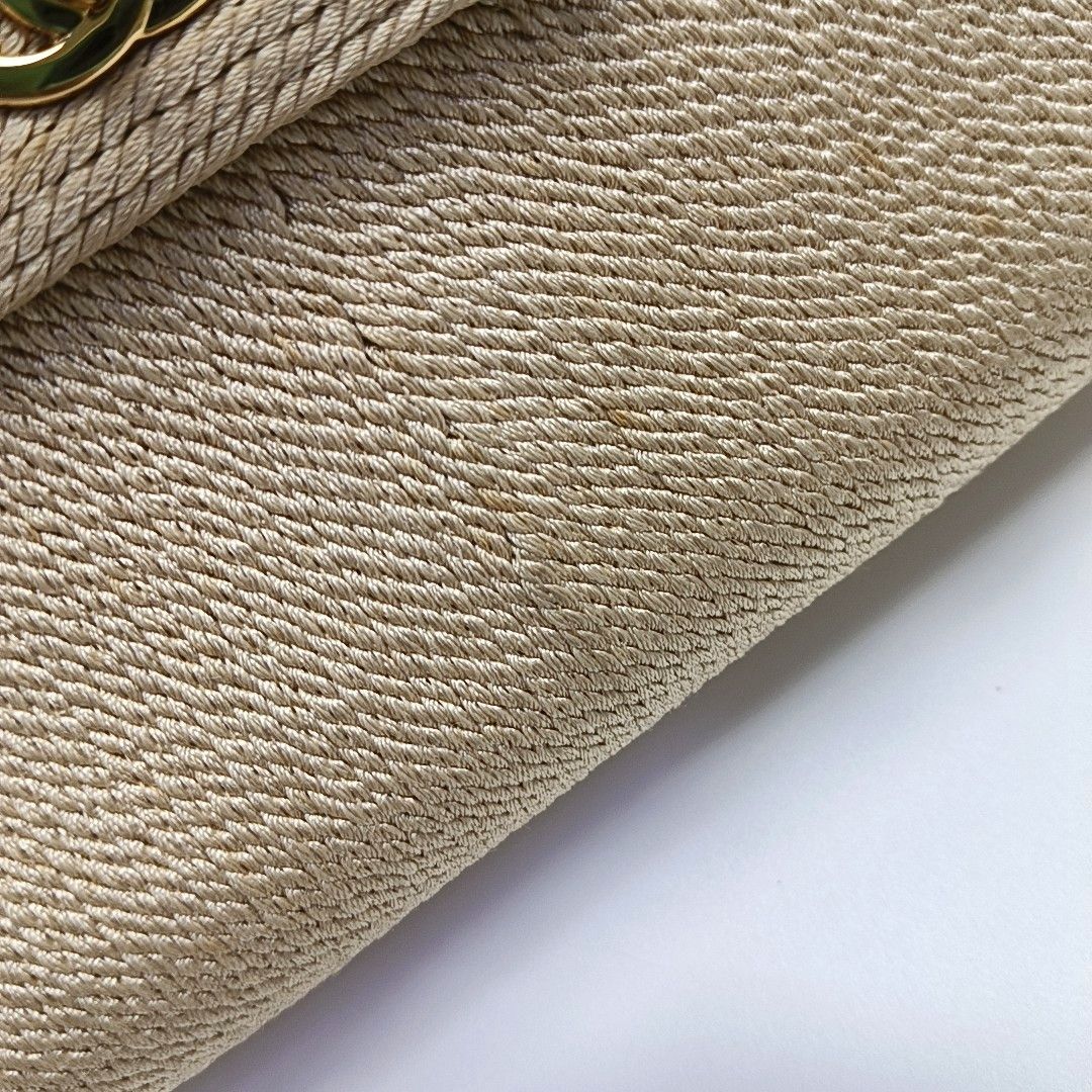 Chanel CHANEL Woven Fabric Handle Bag Beige Size ONE SIZE Size ONE SIZE - 8 Thumbnail