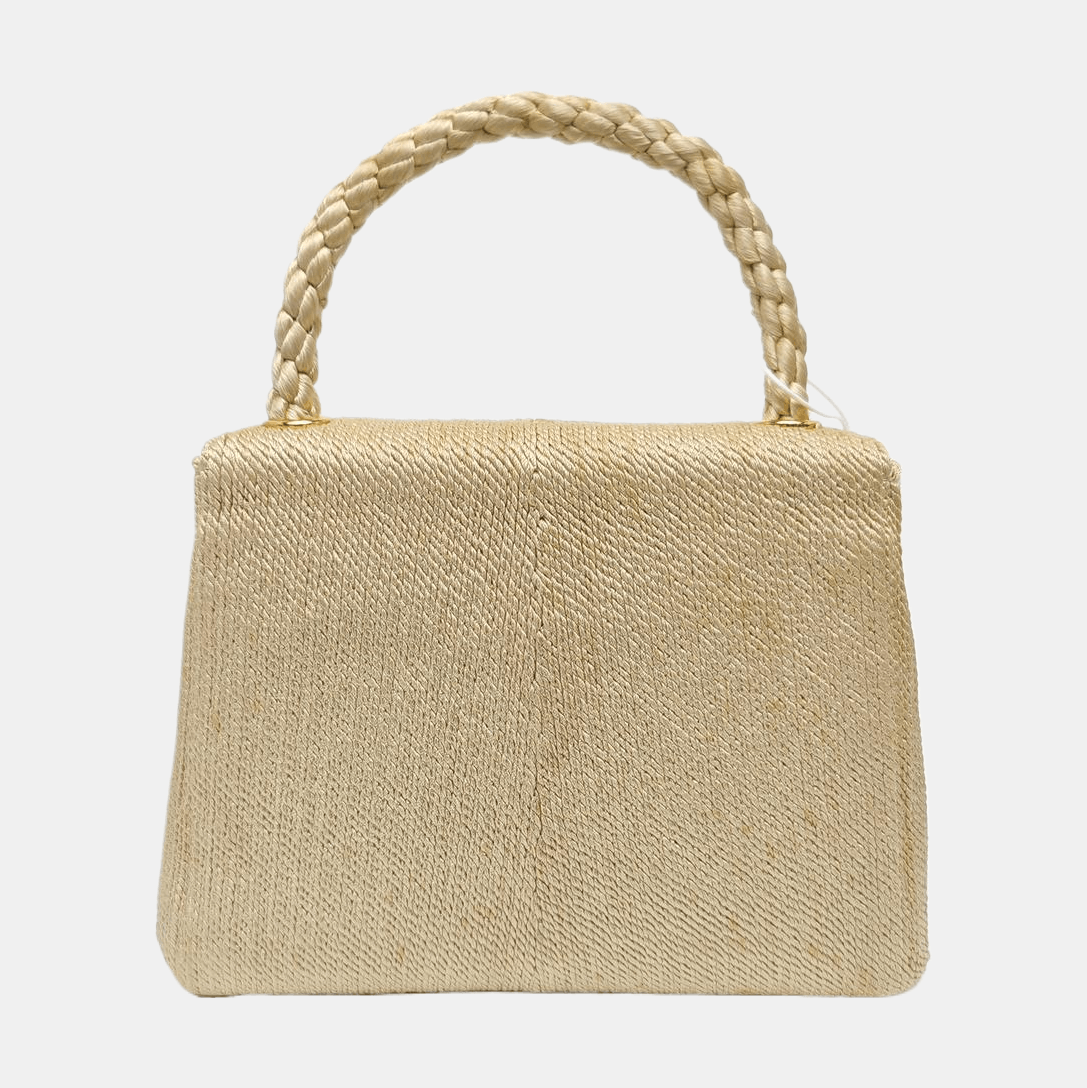 Chanel CHANEL Woven Fabric Handle Bag Beige Size ONE SIZE Size ONE SIZE - 5 Thumbnail