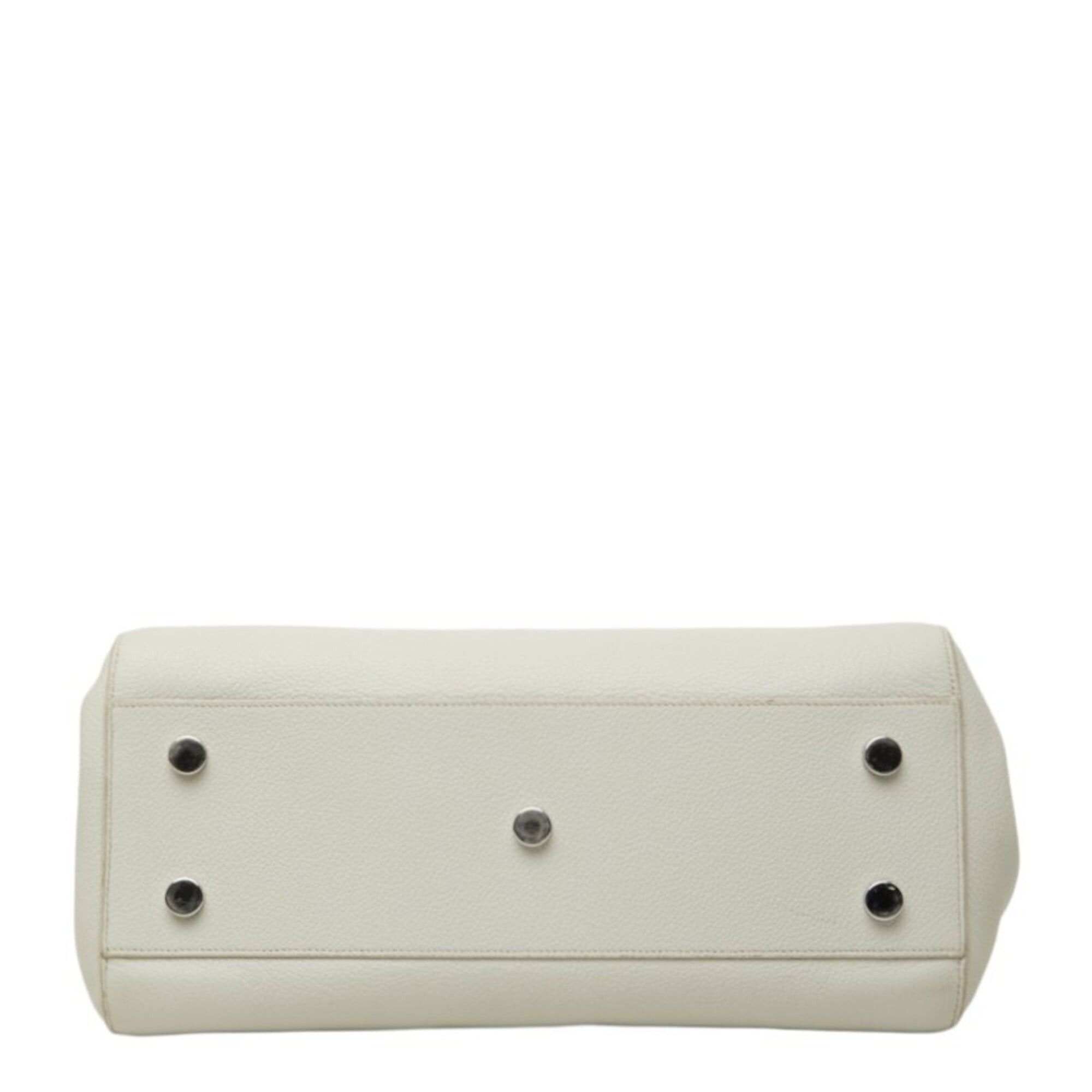 Saint Laurent Paris Saint Laurent Cabas Rive Gauche Handbag Shoulder Bag 2-way 400413 Light Gray Leather Women's SAINT LAURENT Size ONE SIZE - 3 Thumbnail