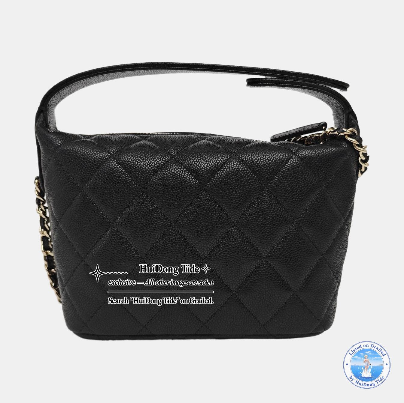 Chanel CHANEL Caviar Quilted Hobo Bag Size ONE SIZE - 5 Thumbnail