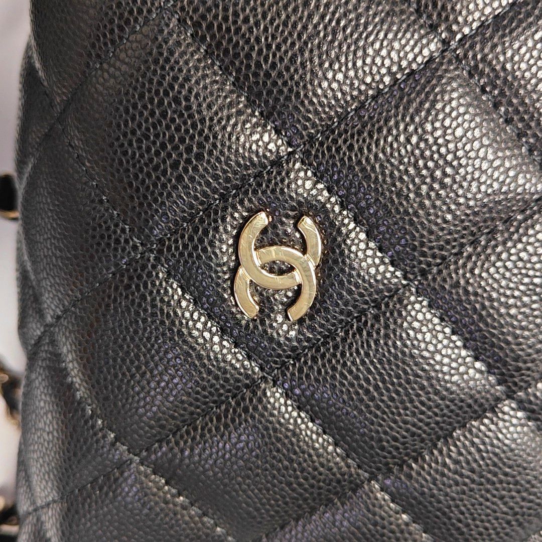 Chanel CHANEL Caviar Quilted Hobo Bag Size ONE SIZE - 9 Thumbnail