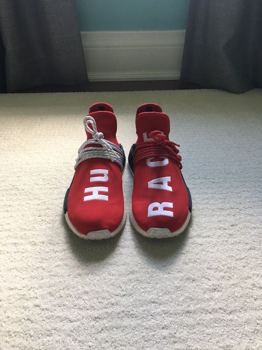 Adidas nmd hu on sale pharrell human race scarlet