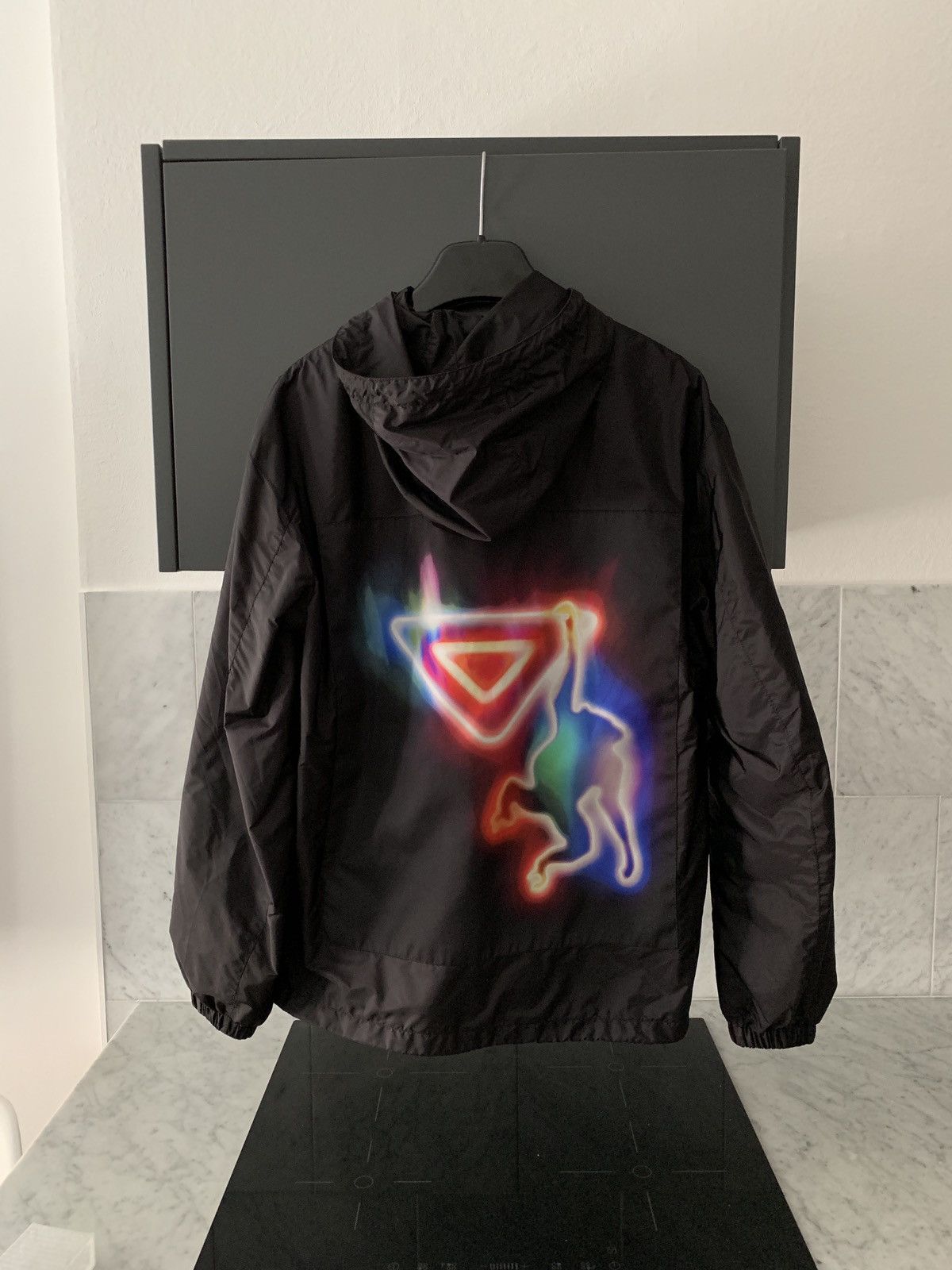 Prada Prada Neon Monkey Print Windbreaker FW18 | Grailed