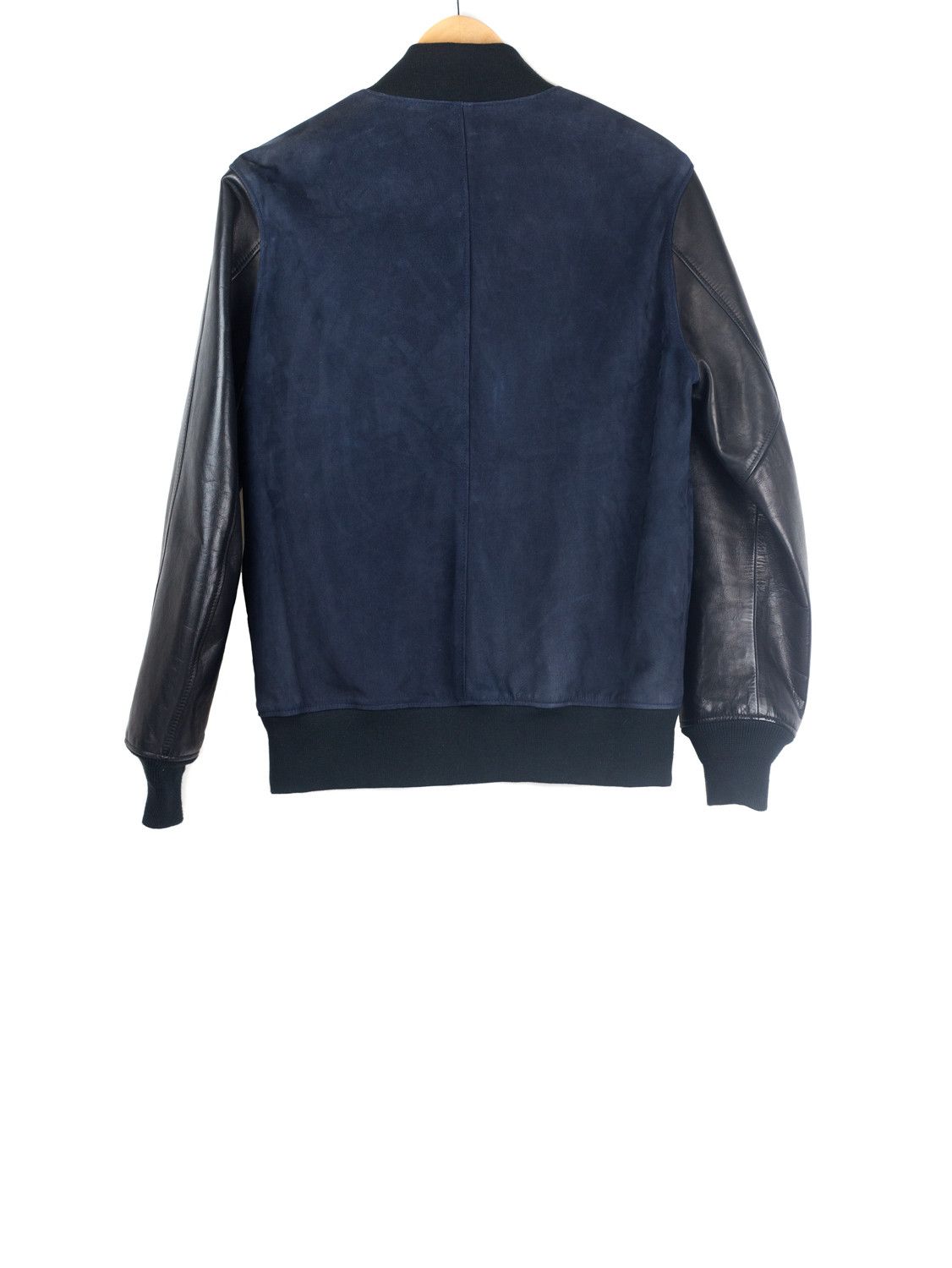 N.Hoolywood SS15 Horse Leather/ Cow Mid Varisty Jacket Size US M / EU 48-50 / 2 - 2 Thumbnail