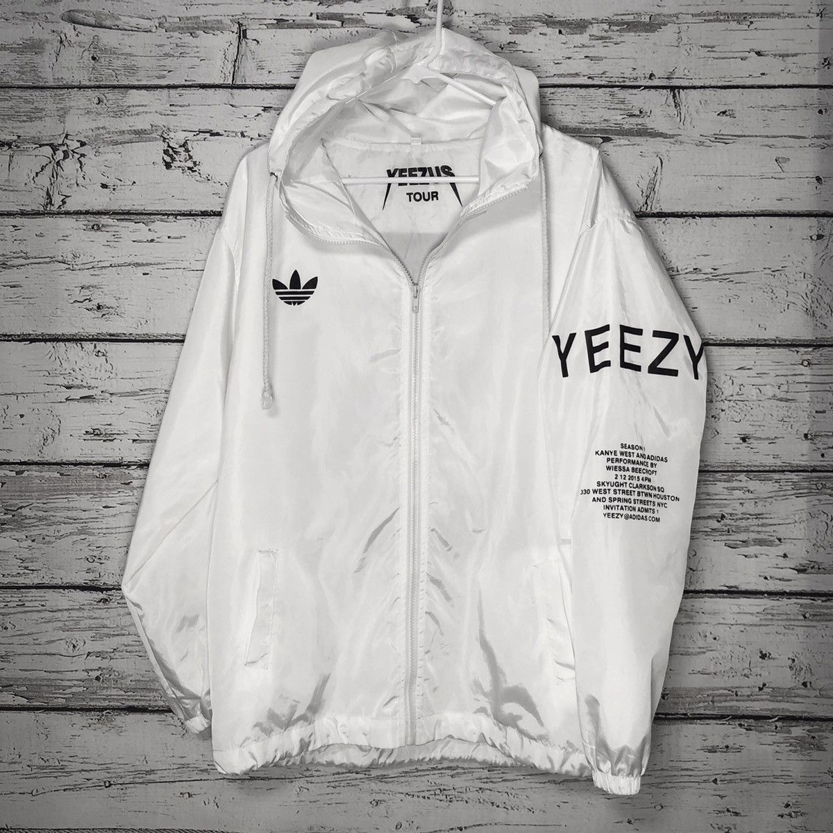 Adidas yeezy jacket white 2018 best sale