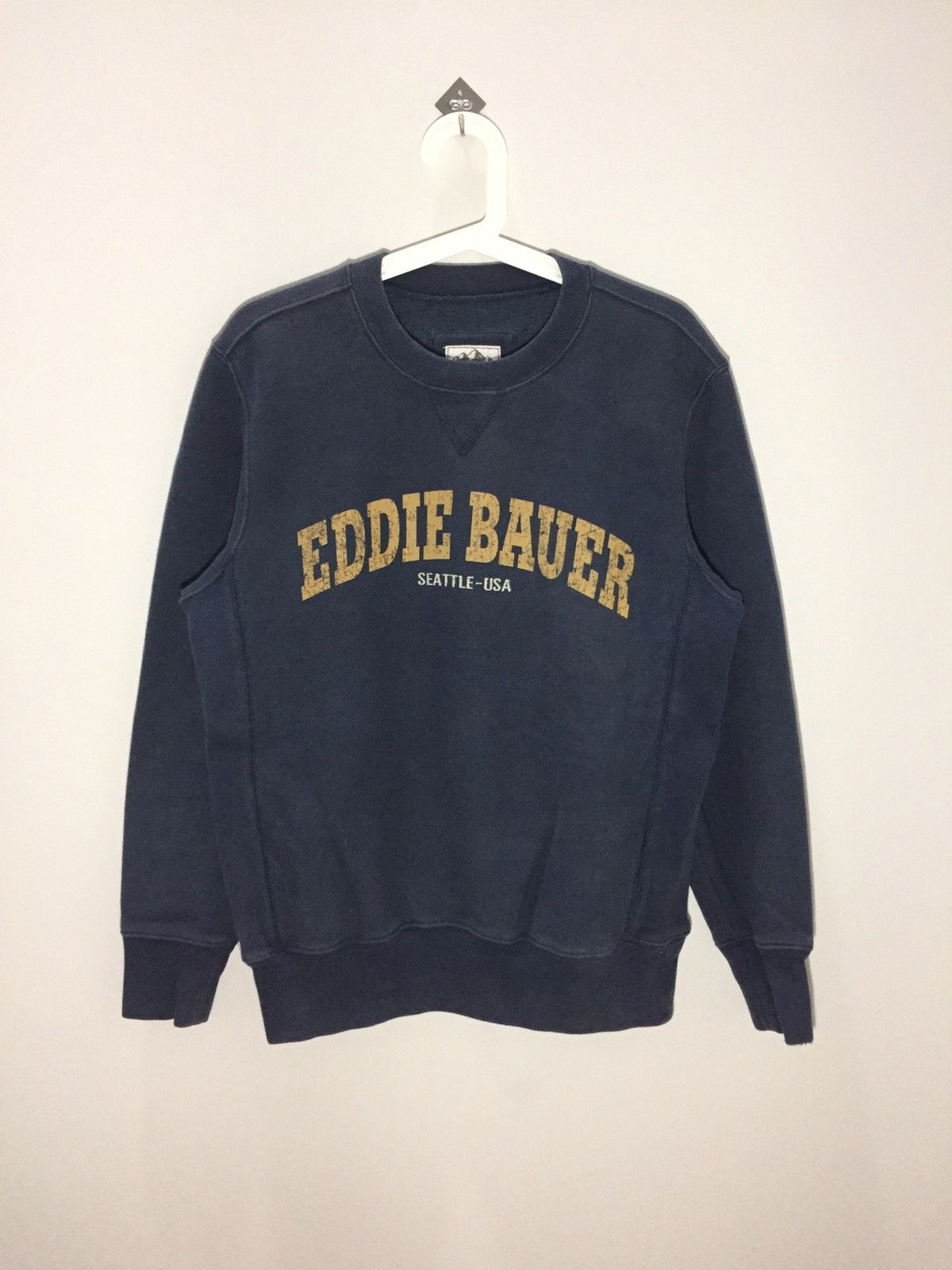 Eddie Bauer Eddie Bauer Spell Out Script Logo Pullover Sweatshirt Size US S / EU 44-46 / 1 - 1 Thumbnail