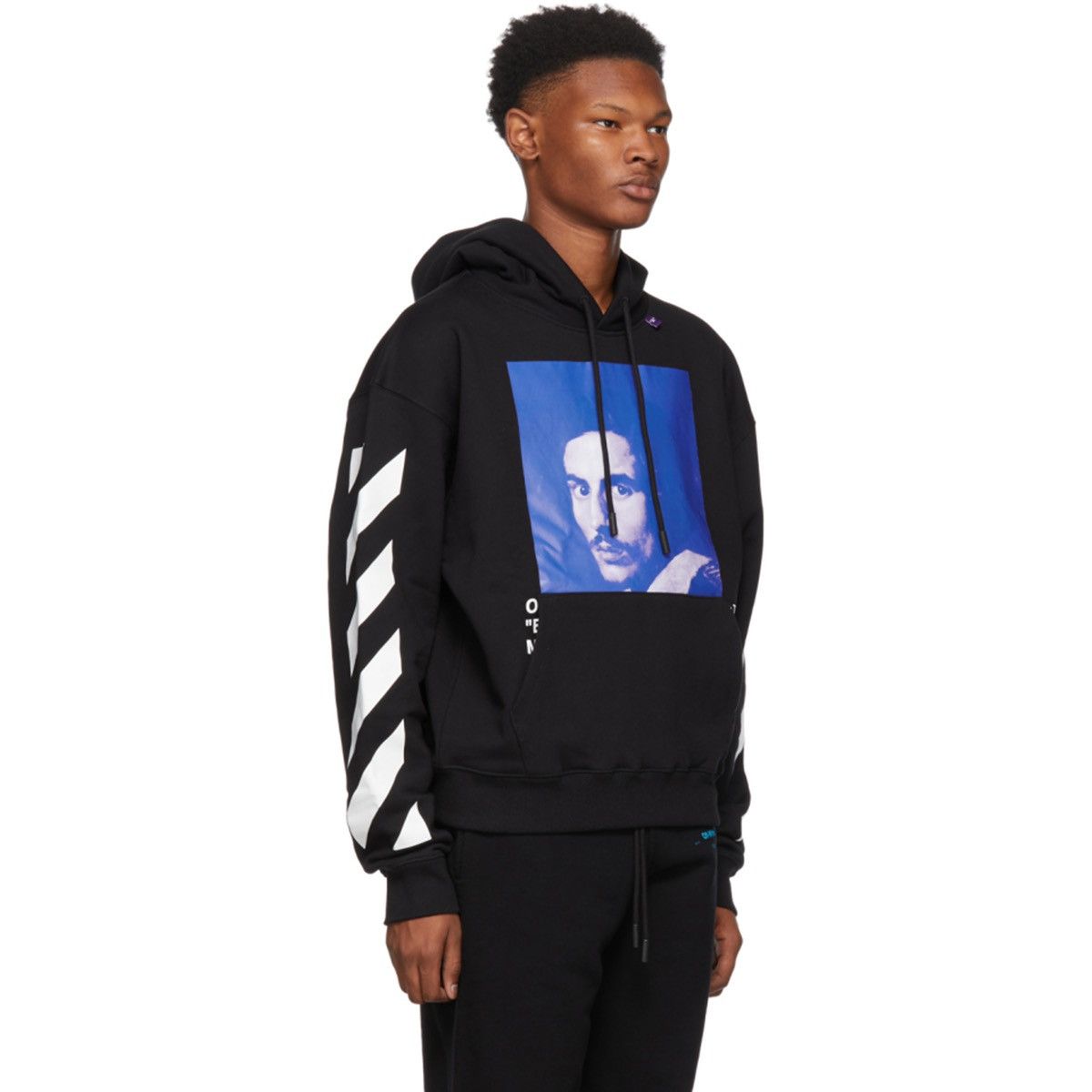 Off White Off White Black Diagonal Bernini Over Hoodie Grailed