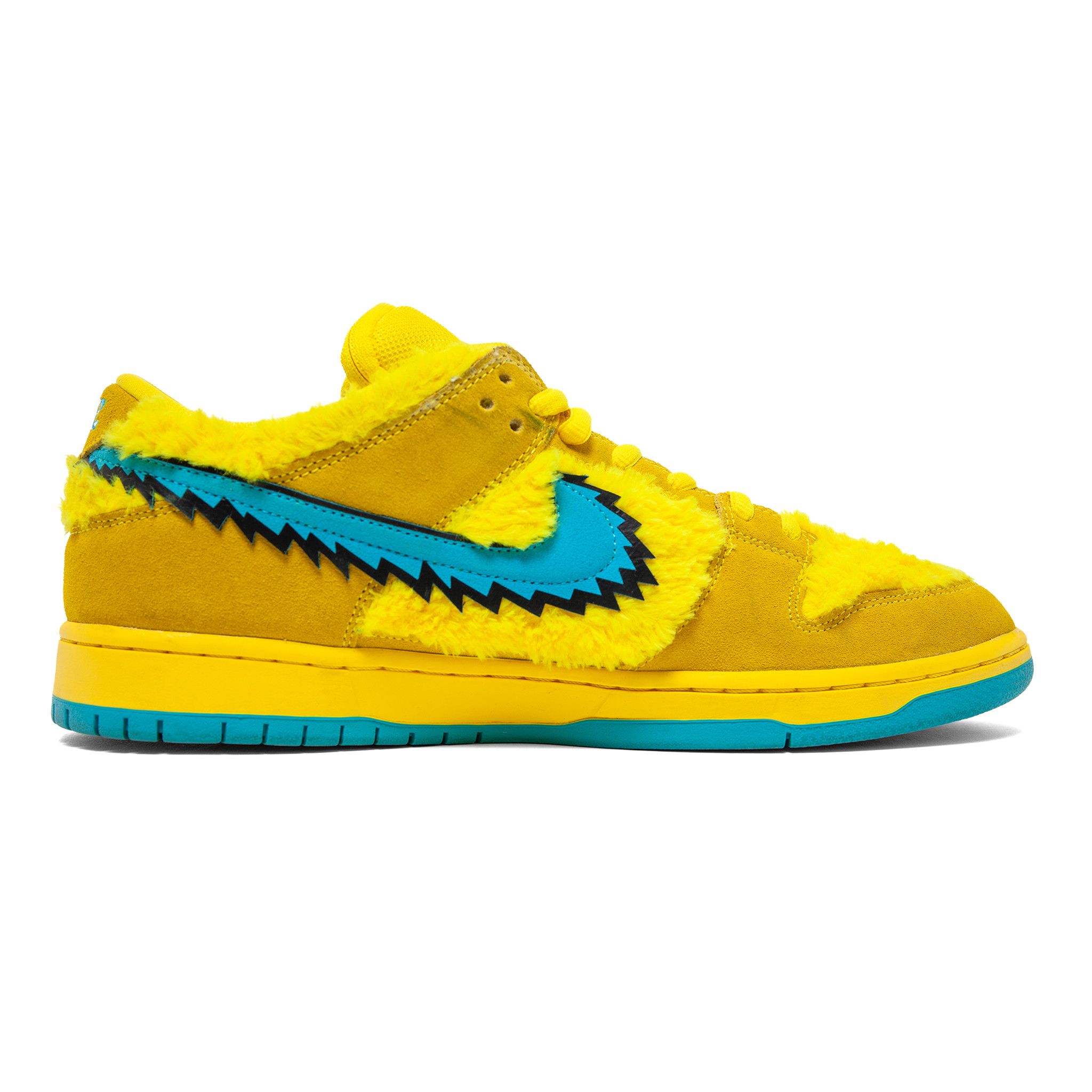 Nike SB Dunk Low Grateful Dead Bears Opti Yellow Size US 13 / EU 46 - 4 Thumbnail