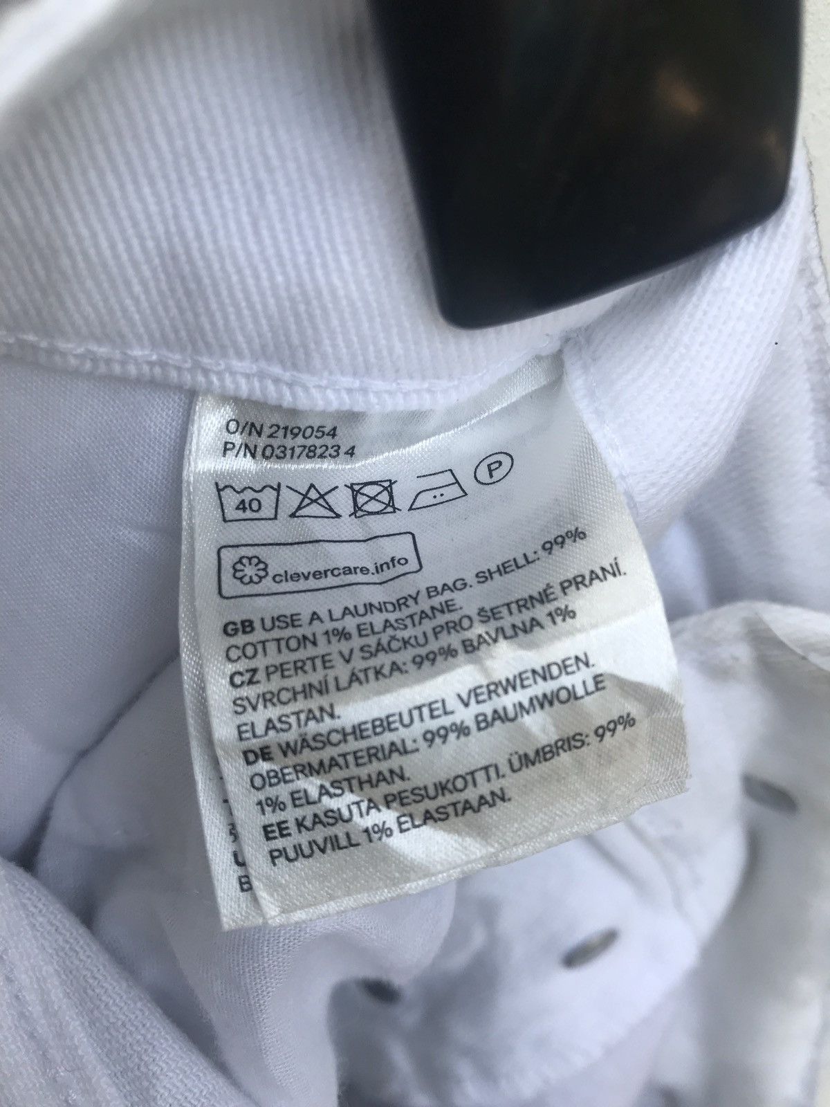 Balmain × H&M H&M SLIM PAINTED DESIGN BIKER STYLE Size US 33 - 6 Thumbnail