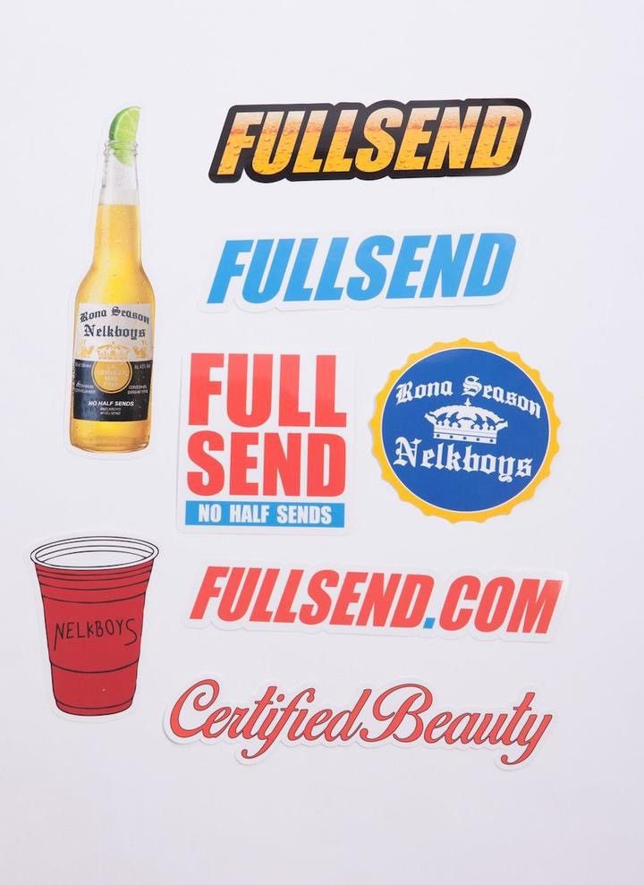 Other Nelk Boys Full Send Sticker Pack | Grailed