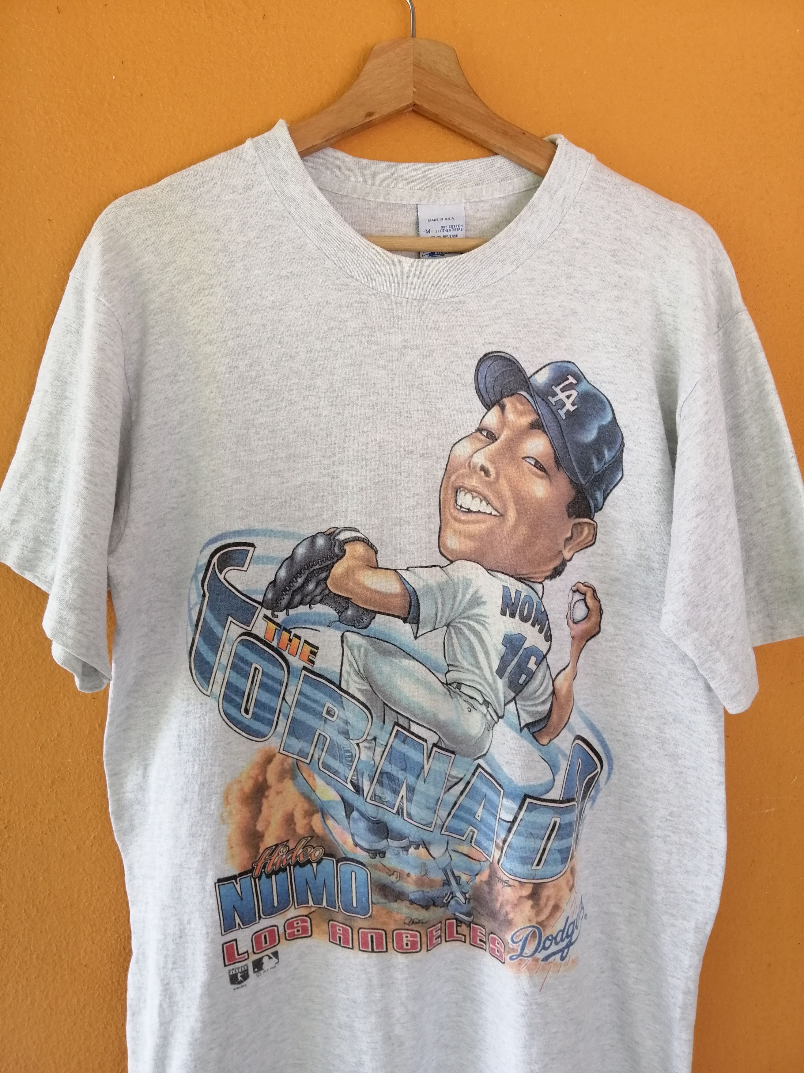 MLB 1995 Los Angeles Dodgers Player Hideo Nomo 16 Size US M / EU 48-50 / 2 - 5 Thumbnail