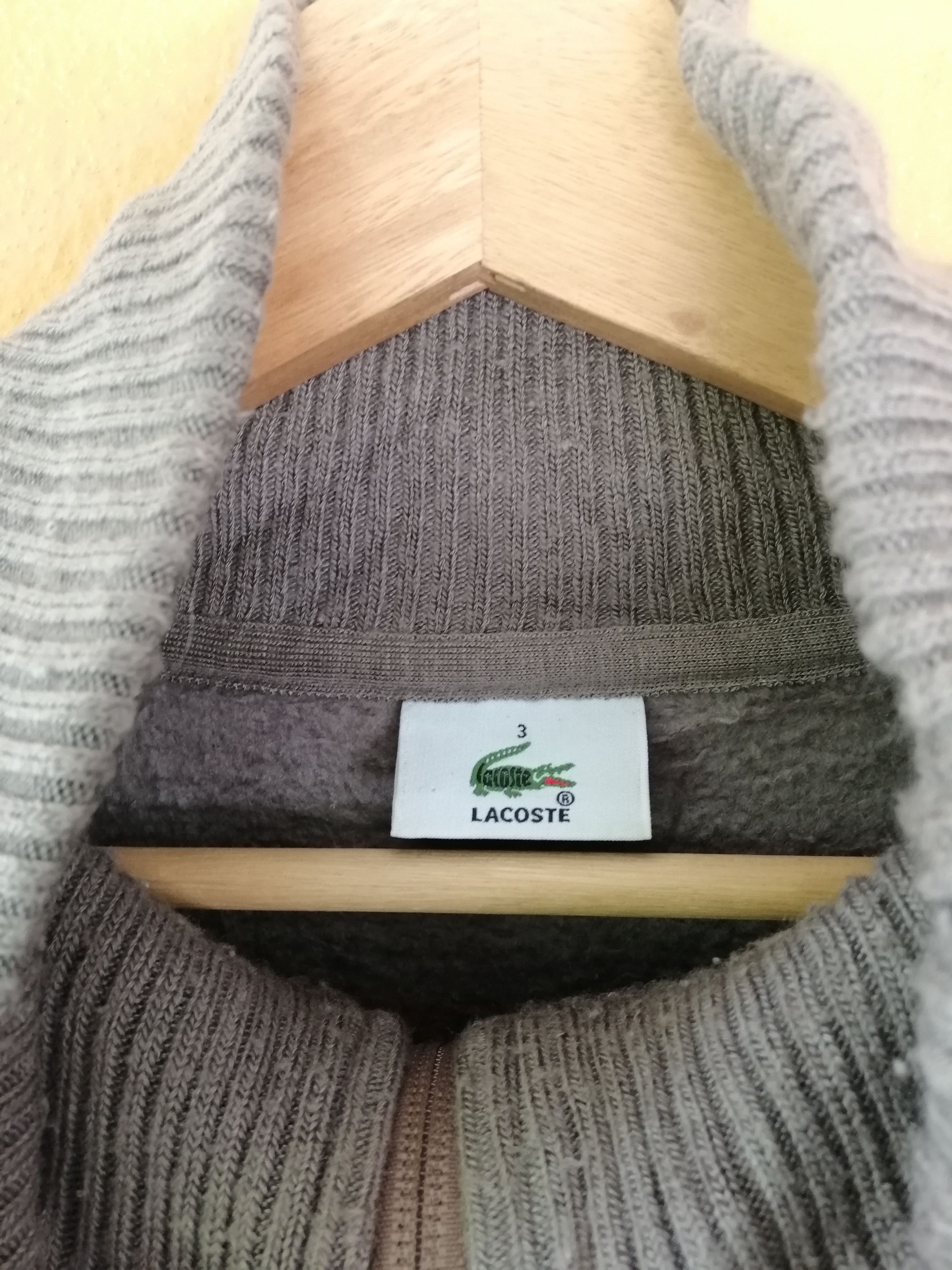 Lacoste Vintage Lacoste Zipper Sweatshirt B6 Size US L / EU 52-54 / 3 - 4 Thumbnail
