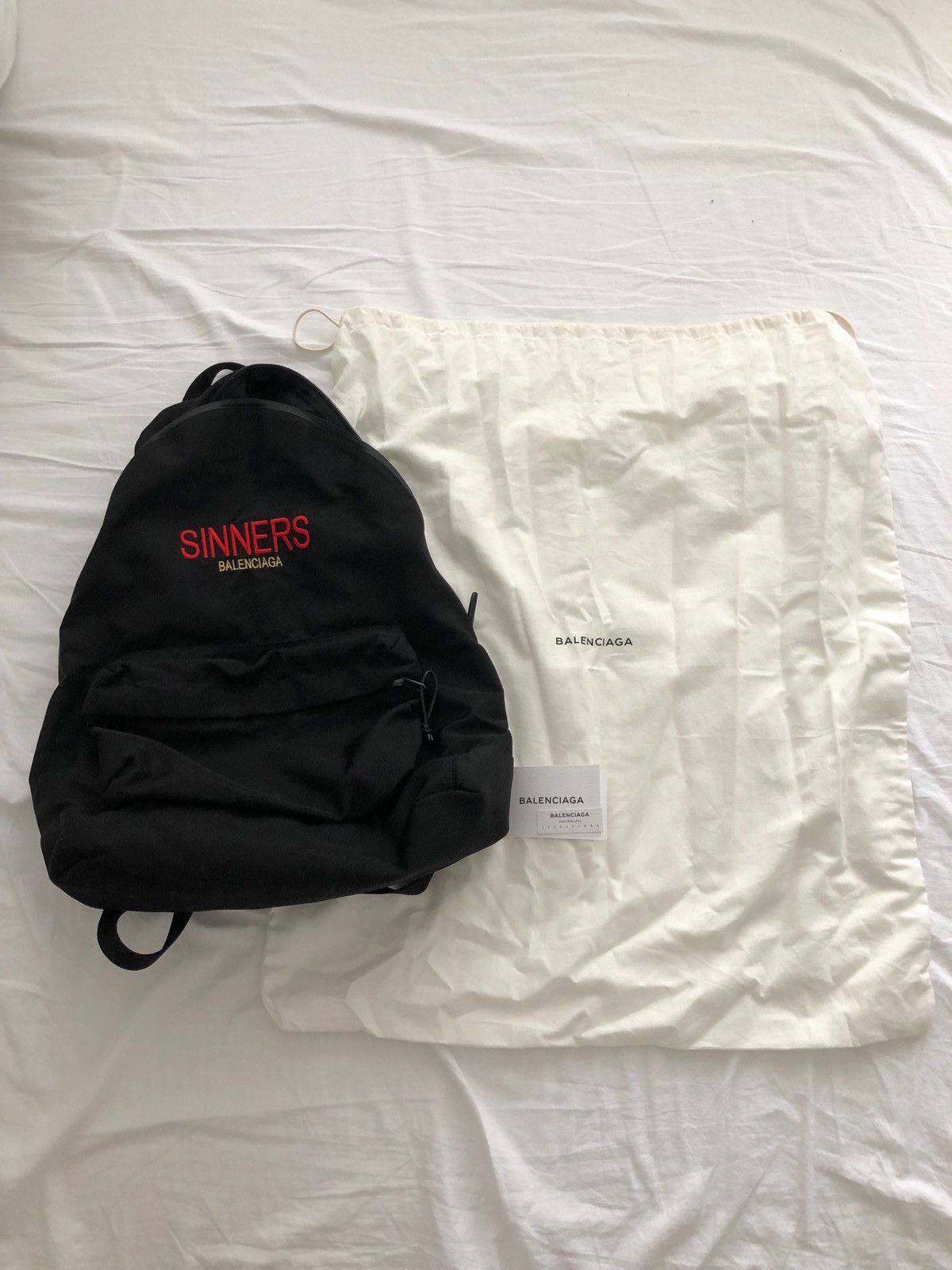 Sinners balenciaga backpack on sale