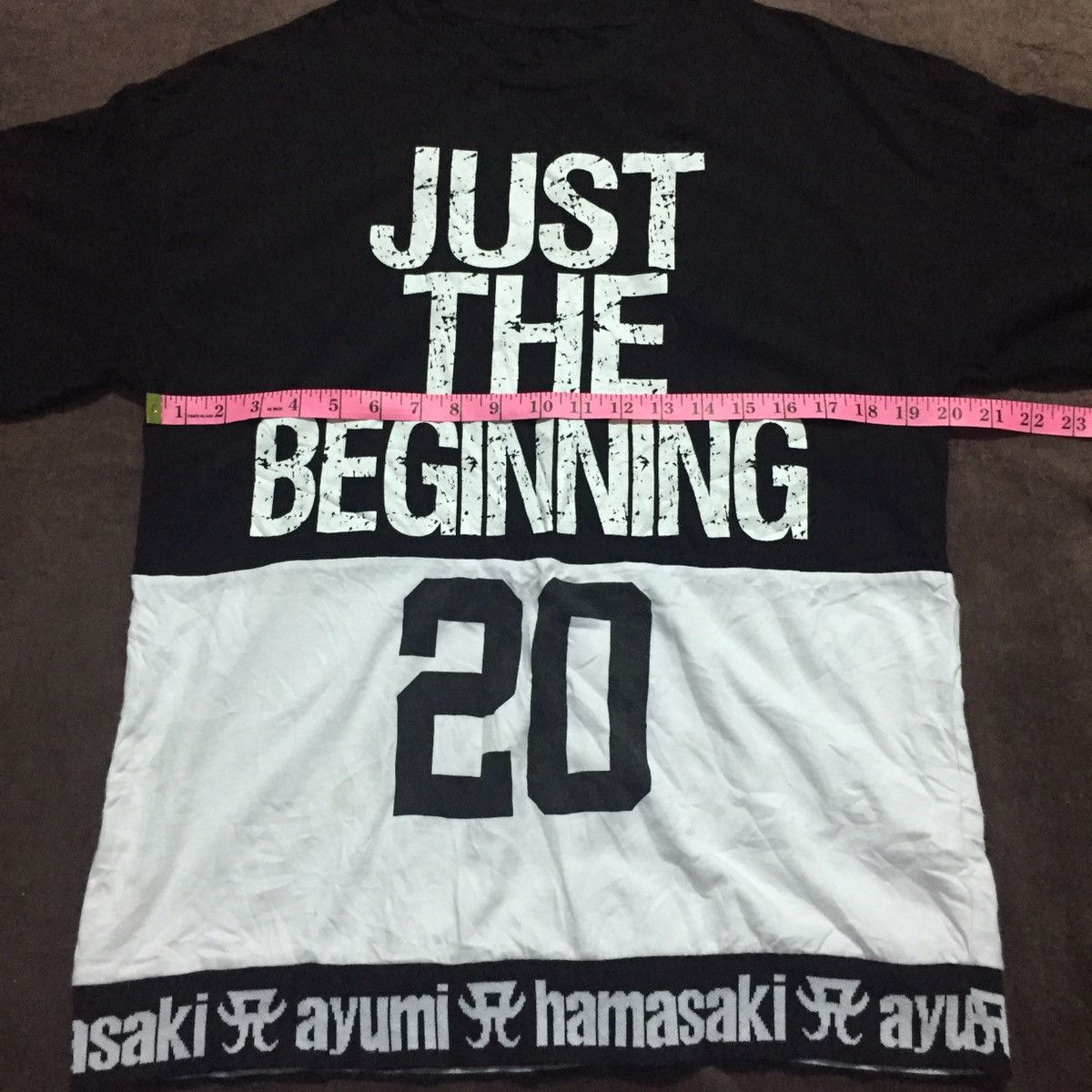Japanese Brand Ayumi Hamasaki (Japanese Singer)-Just The Beginning Tshirt Size US M / EU 48-50 / 2 - 5 Thumbnail