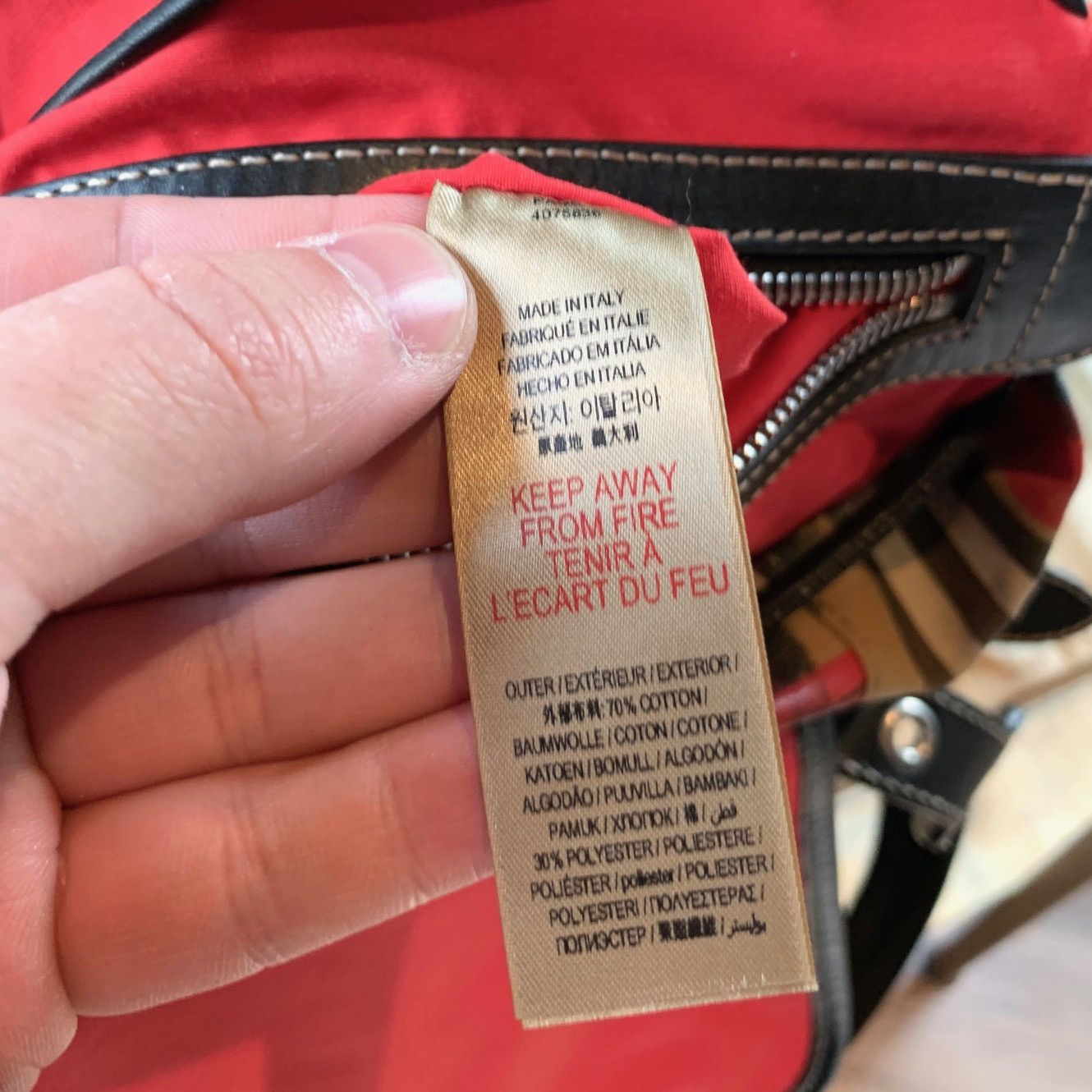 Burberry Burberry Rucksack Graffiti Print Vintage Check Backpack Size ONE SIZE - 10 Thumbnail