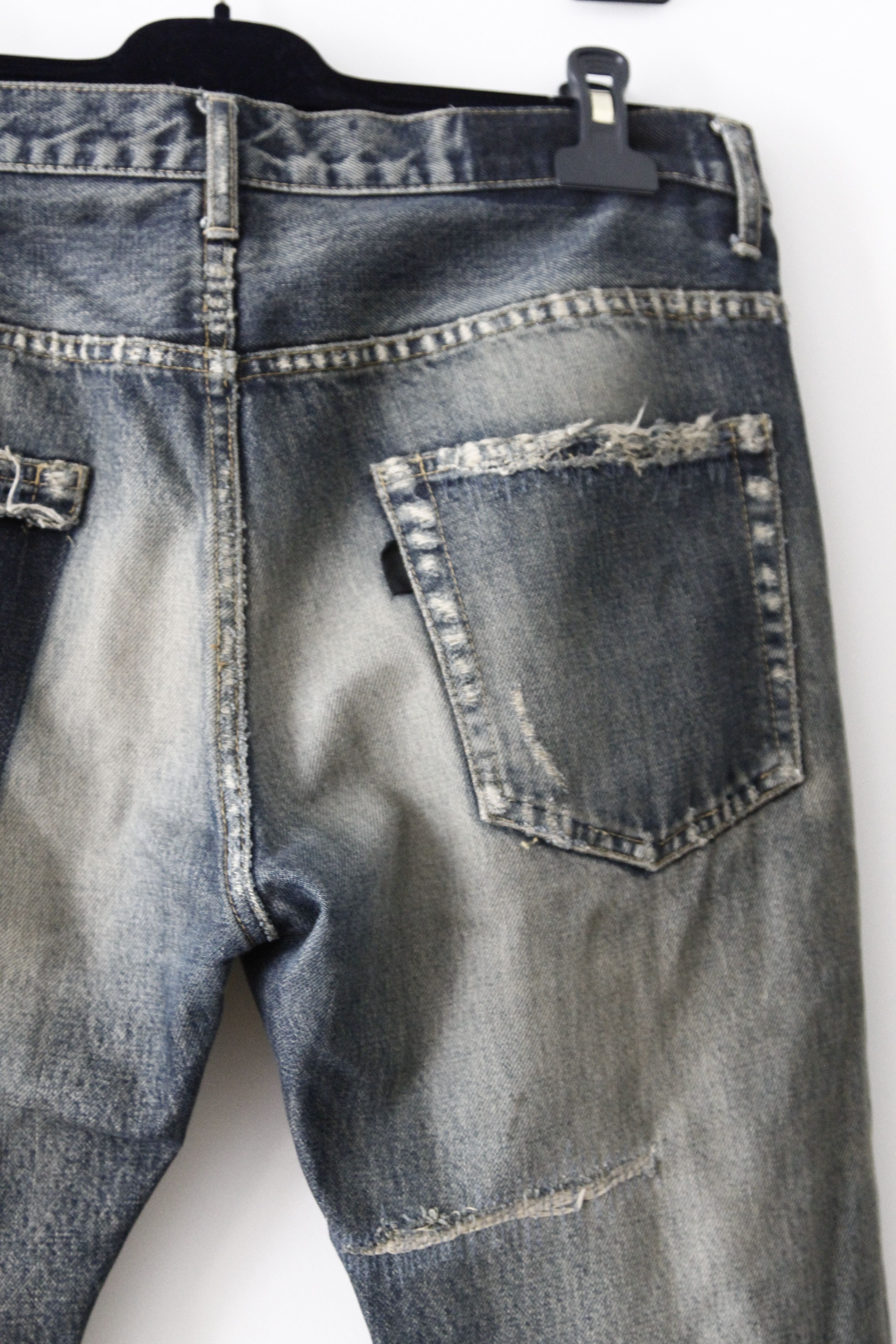 Japanese Brand × Jun Takahashi × Undercover Undercover 68 Red Yarn Denim Size 4 Size US 32 / EU 48 - 10 Thumbnail