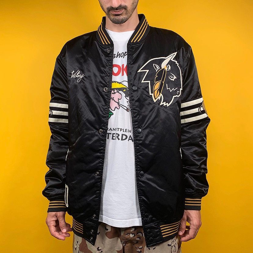Victory x 10 Deep collab Chieftains Varsity bomber jacket