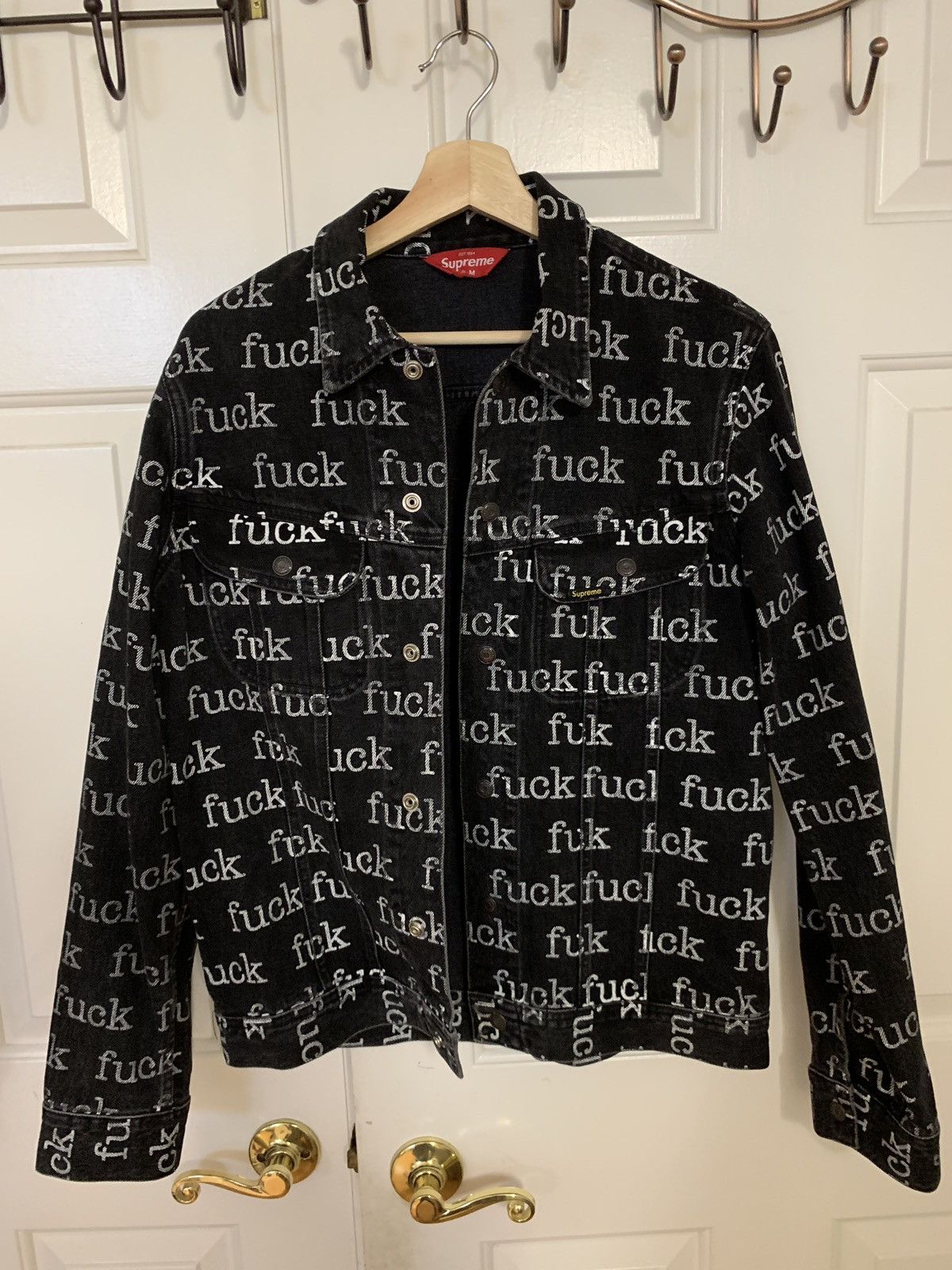Supreme Supreme Fuck Denim Jacket | Grailed