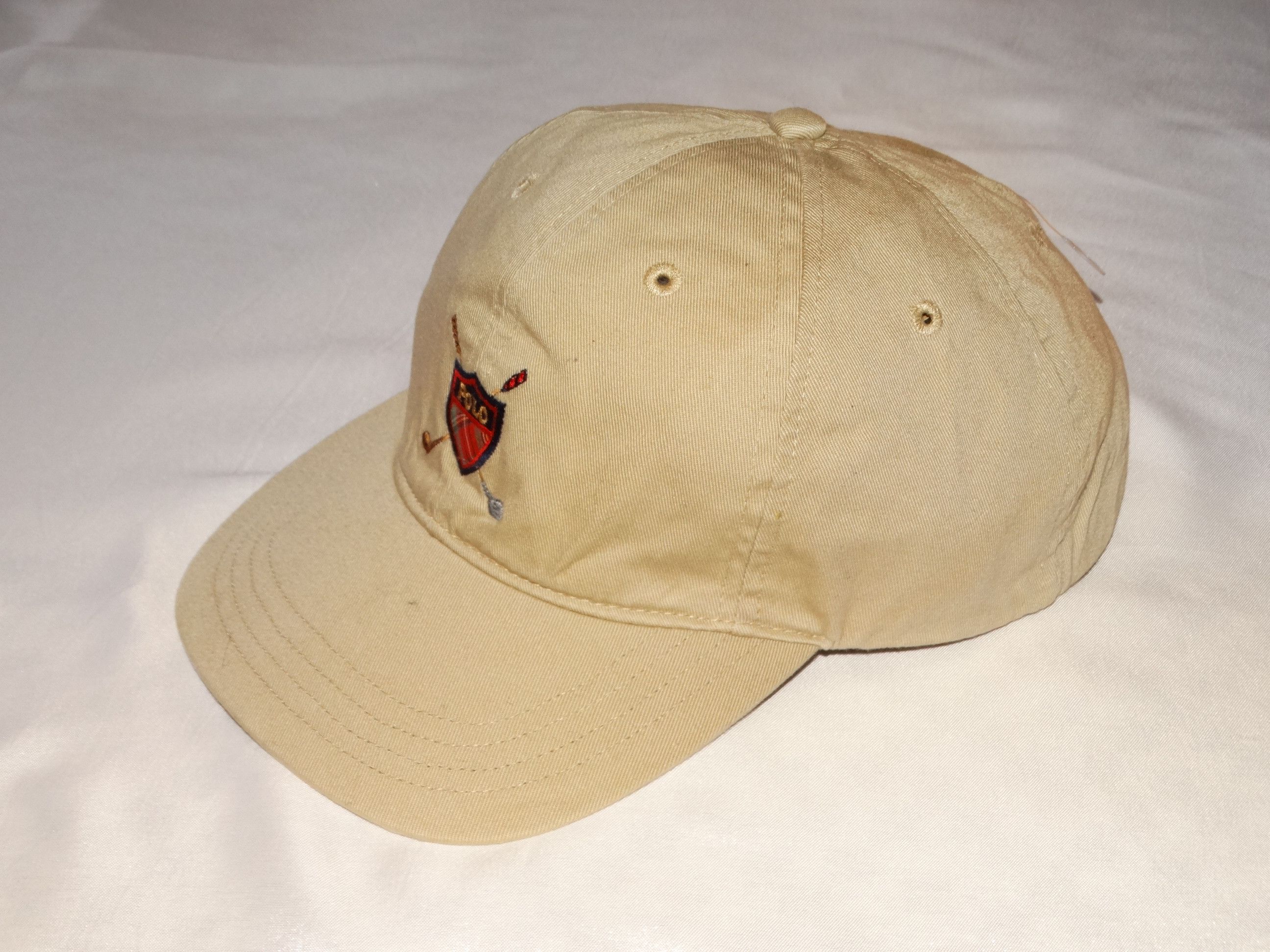 Ralph Lauren Polo ralph lauren gold cap blazon blason red vintage 90's Size ONE SIZE - 6 Preview