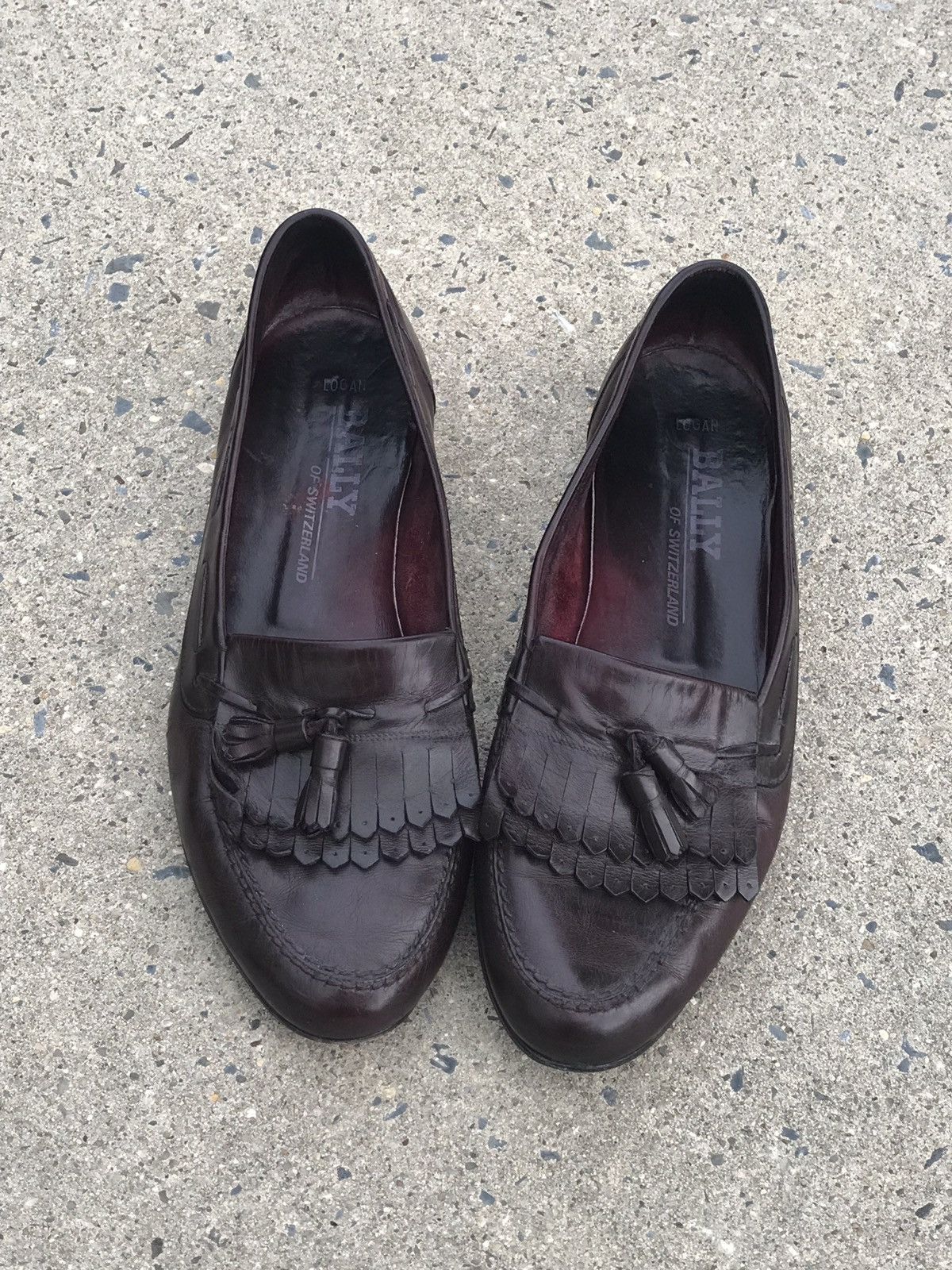Bally Bally Logan Leather Kiltie Loafers