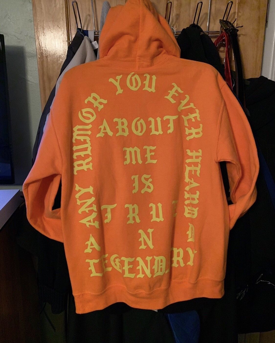 Life of pablo hoodie orange best sale