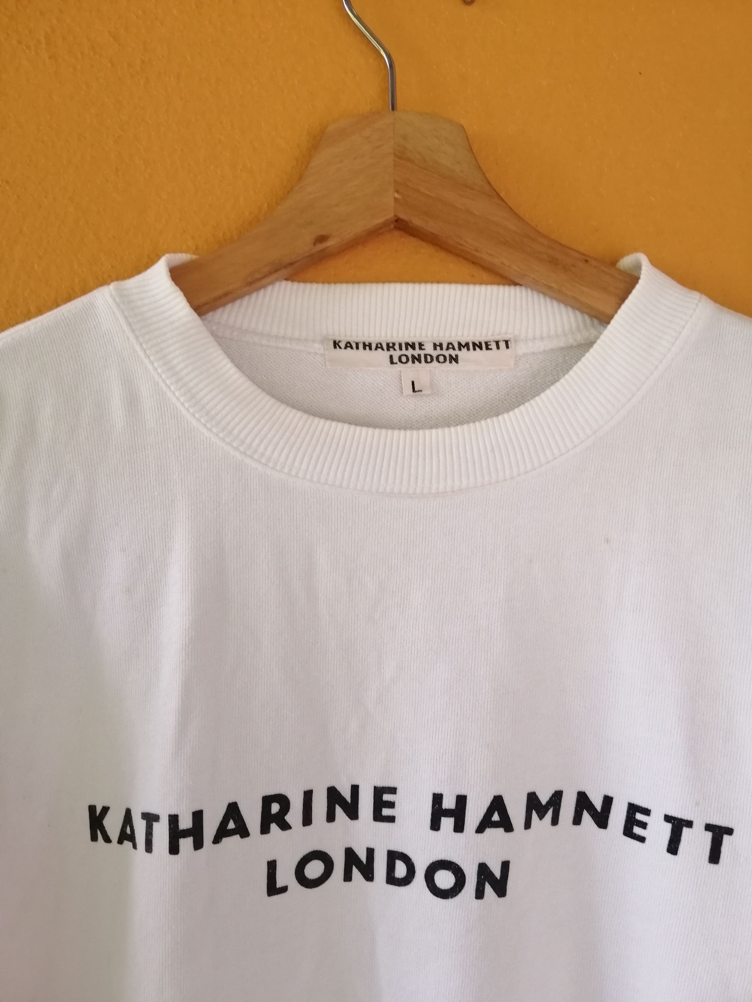 Katharine Hamnett London Katharine Hamnett London Jumper Fullover Sweatshirt B20 Size US L / EU 52-54 / 3 - 5 Thumbnail
