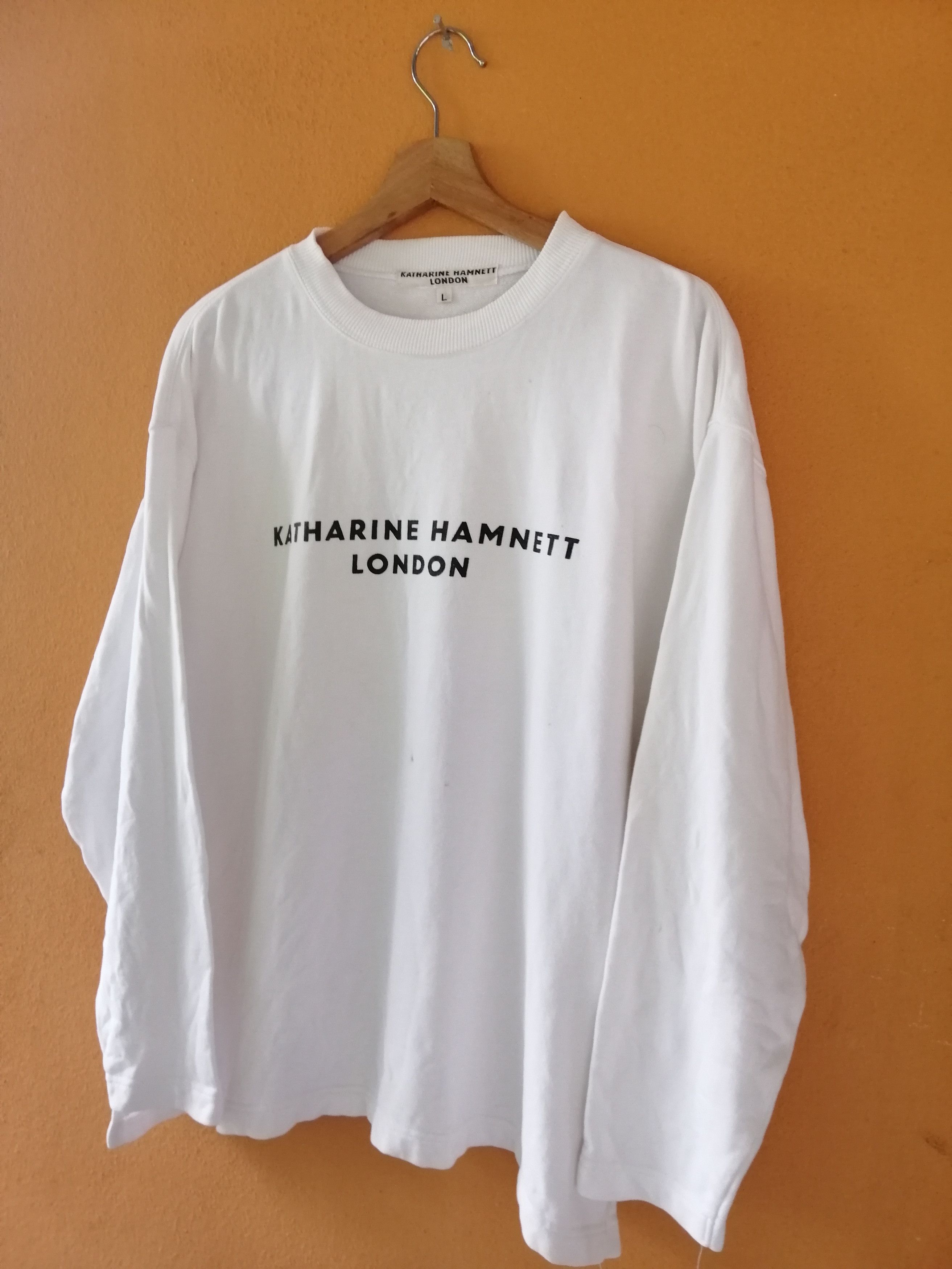 Katharine Hamnett London Katharine Hamnett London Jumper Fullover Sweatshirt B20 Size US L / EU 52-54 / 3 - 6 Thumbnail