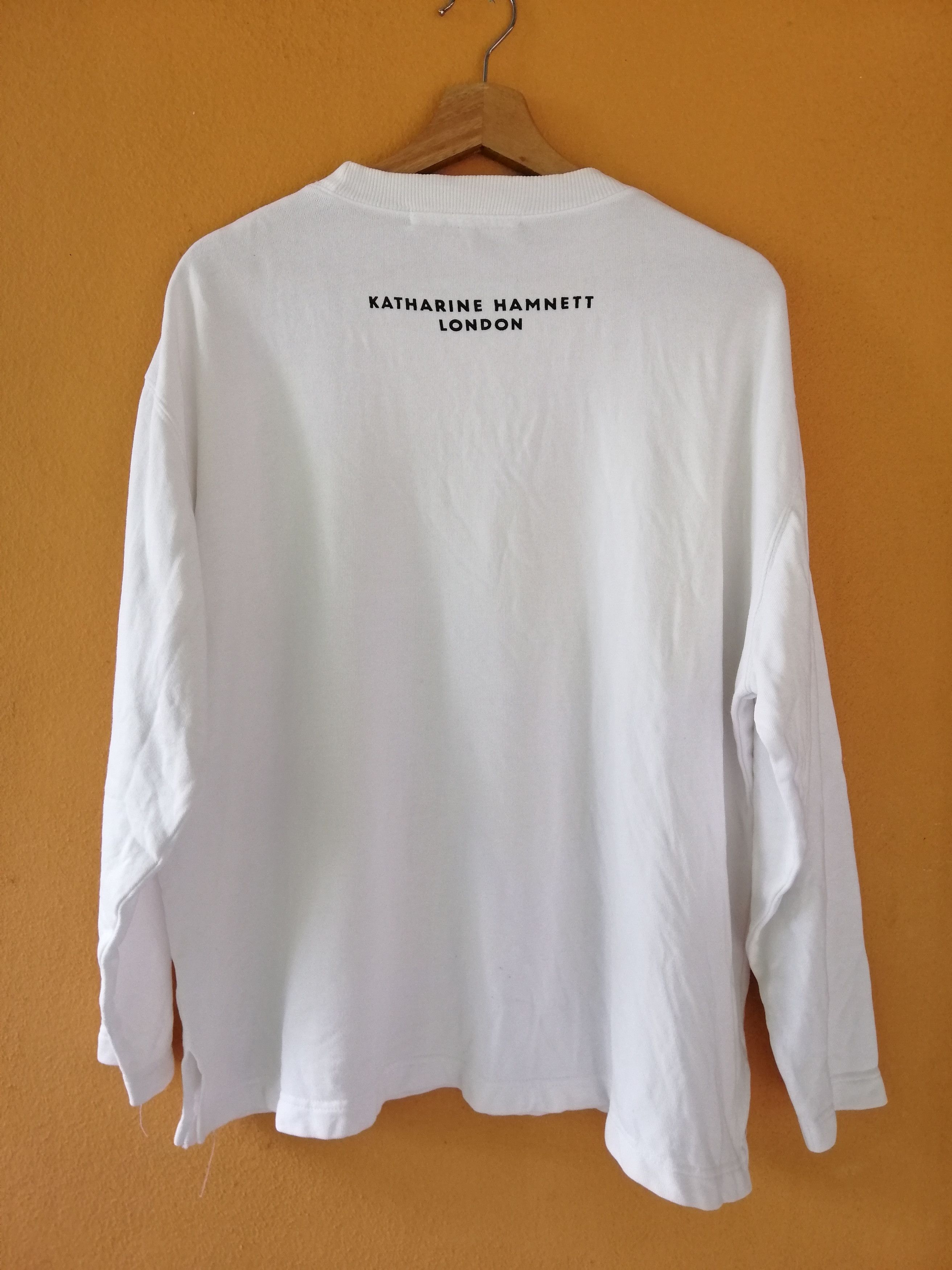 Katharine Hamnett London Katharine Hamnett London Jumper Fullover Sweatshirt B20 Size US L / EU 52-54 / 3 - 2 Thumbnail