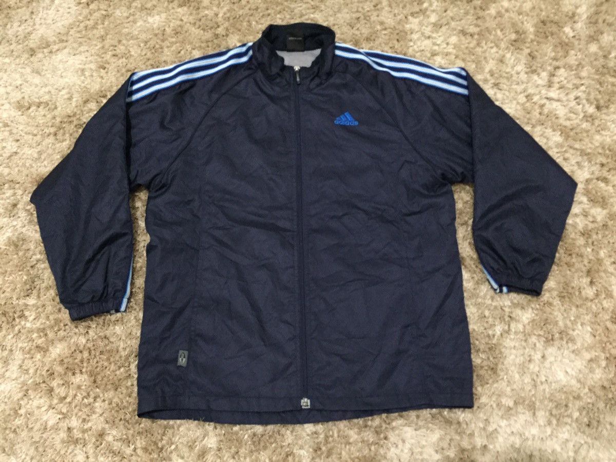 Adidas Adidas ClimaProof Side Stripe Small Logo Zipper Sweater Size US S / EU 44-46 / 1 - 1 Thumbnail