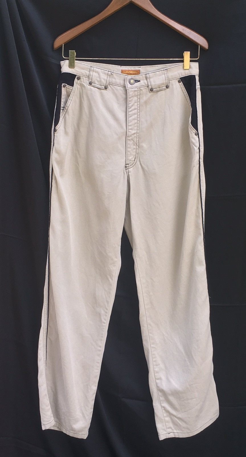 Vintage Lancel Paris Spellout Khaki Pant