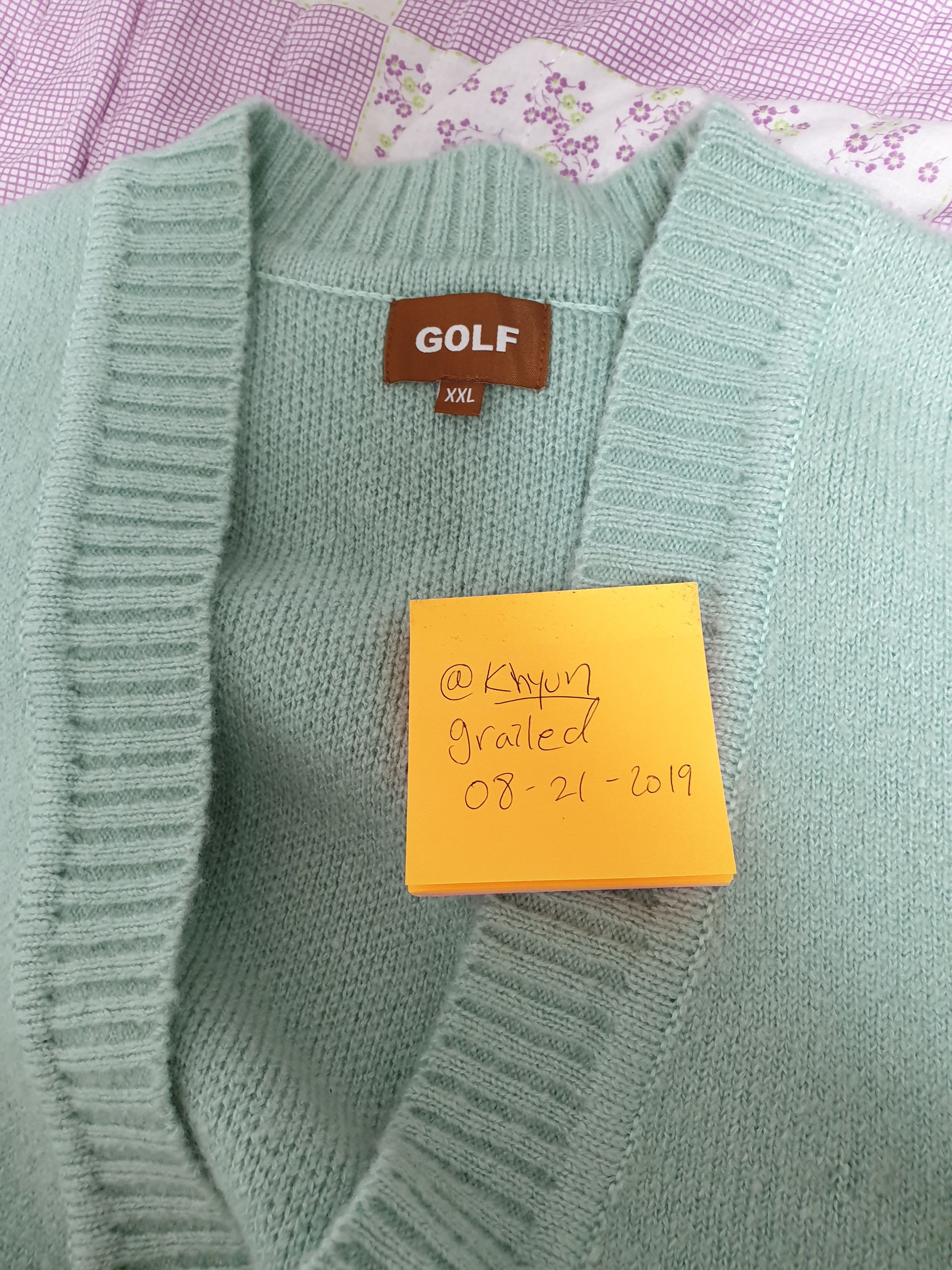 Golf Wang Golf Wang Blue Bee Cardigan Grailed