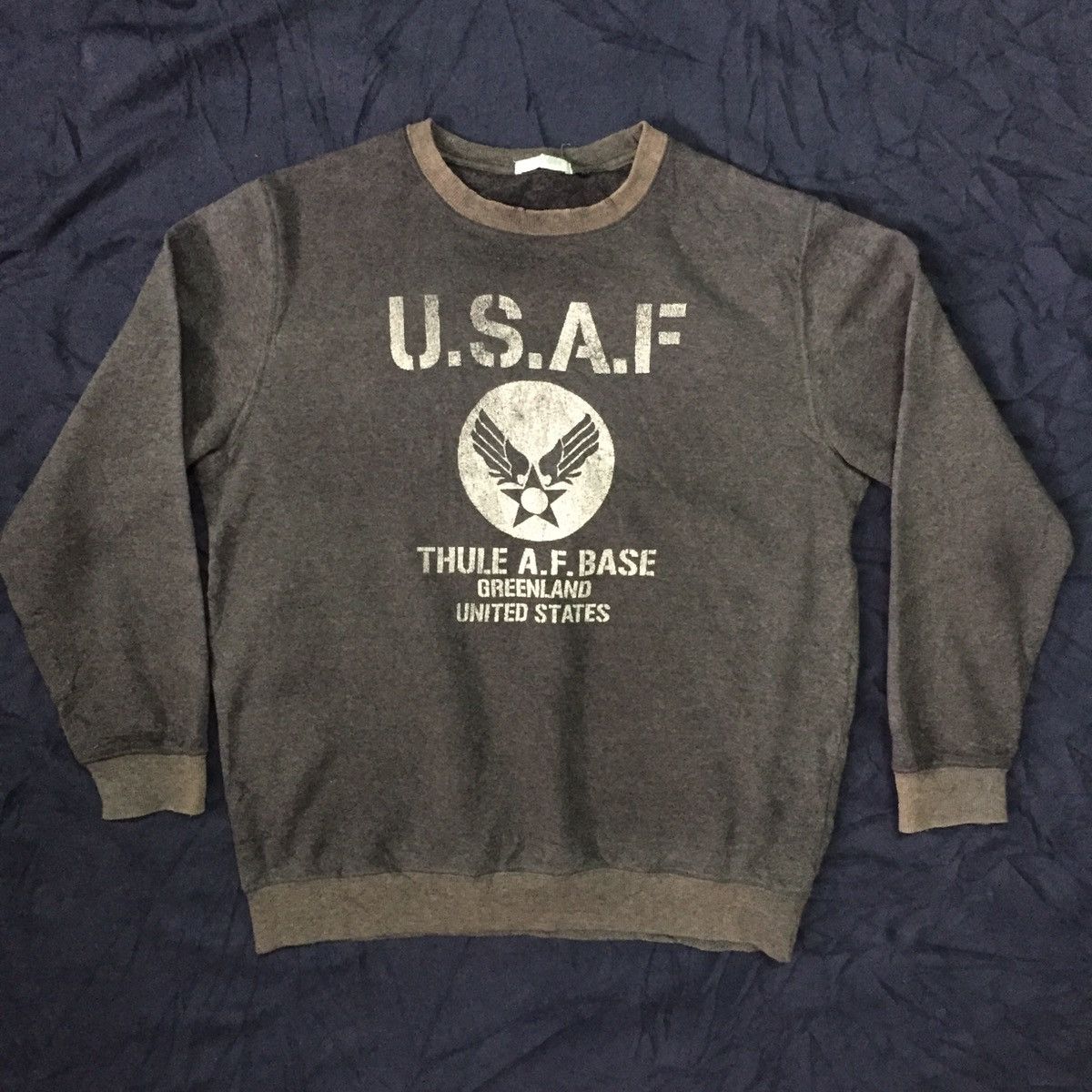 Japanese Brand Suffuse U.S.A.F Sweatshirt Size US L / EU 52-54 / 3 - 3 Thumbnail