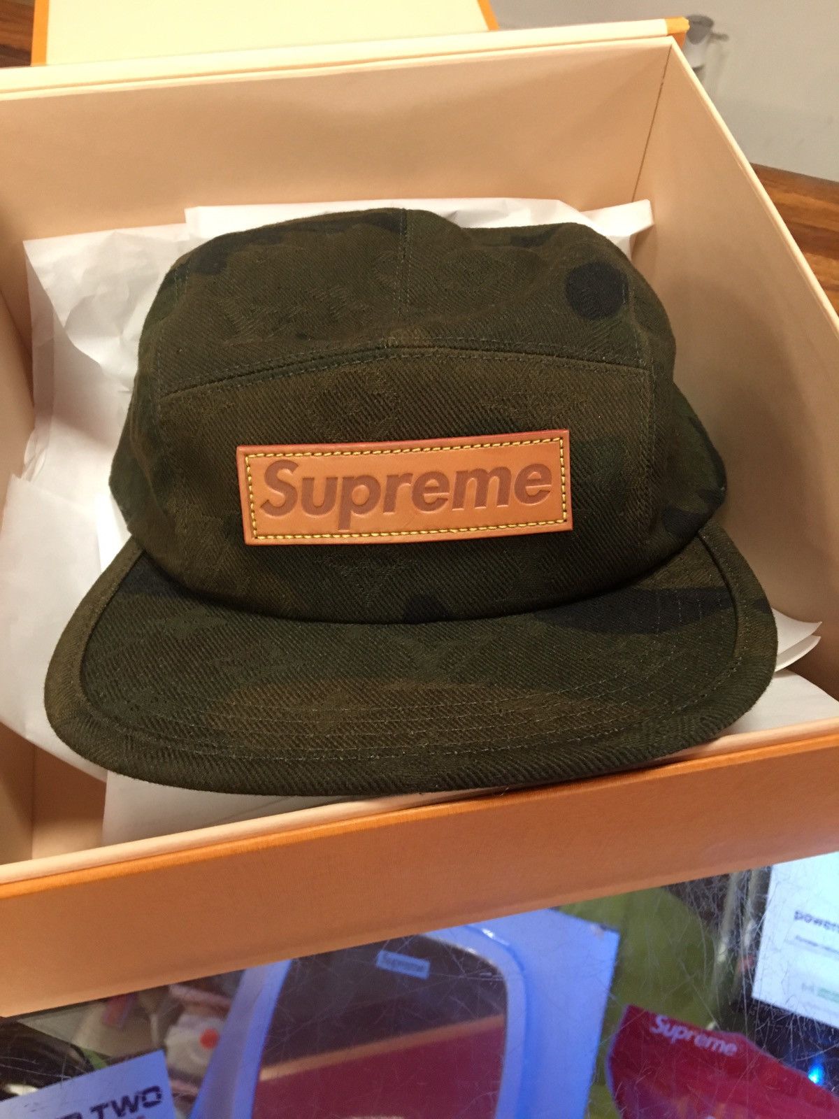 Supreme Louis Vuitton x Supreme Camp Hat | Grailed