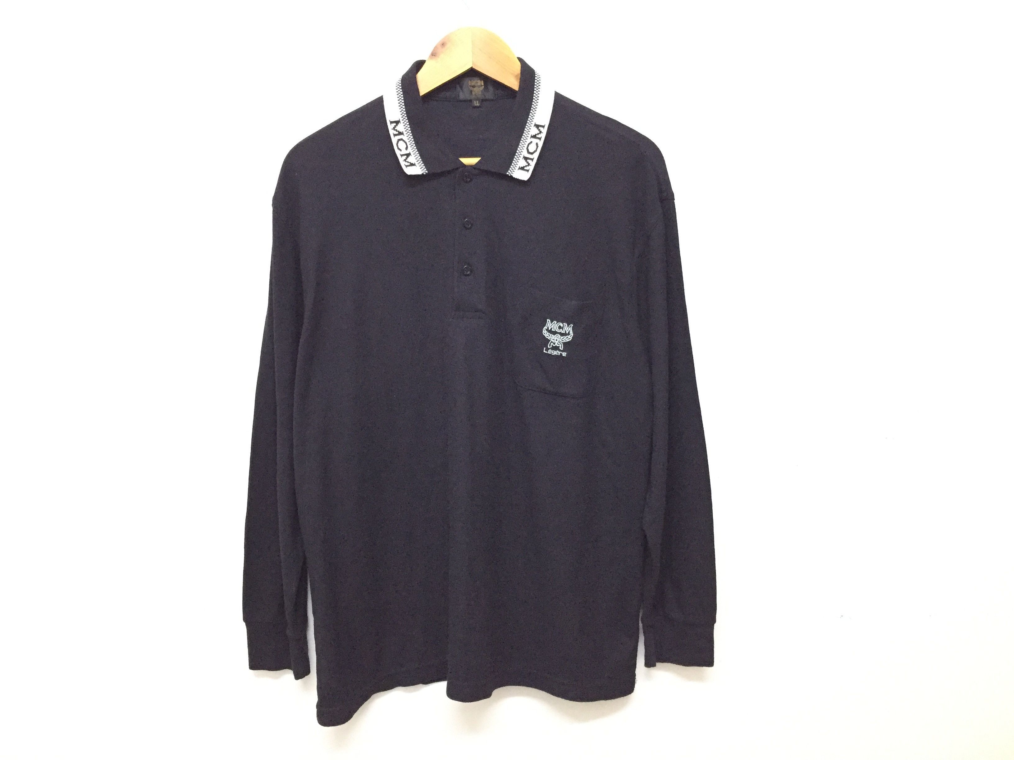 MCM embroidered logo collar and pocket long sleeve Size US L / EU 52-54 / 3 - 2 Thumbnail