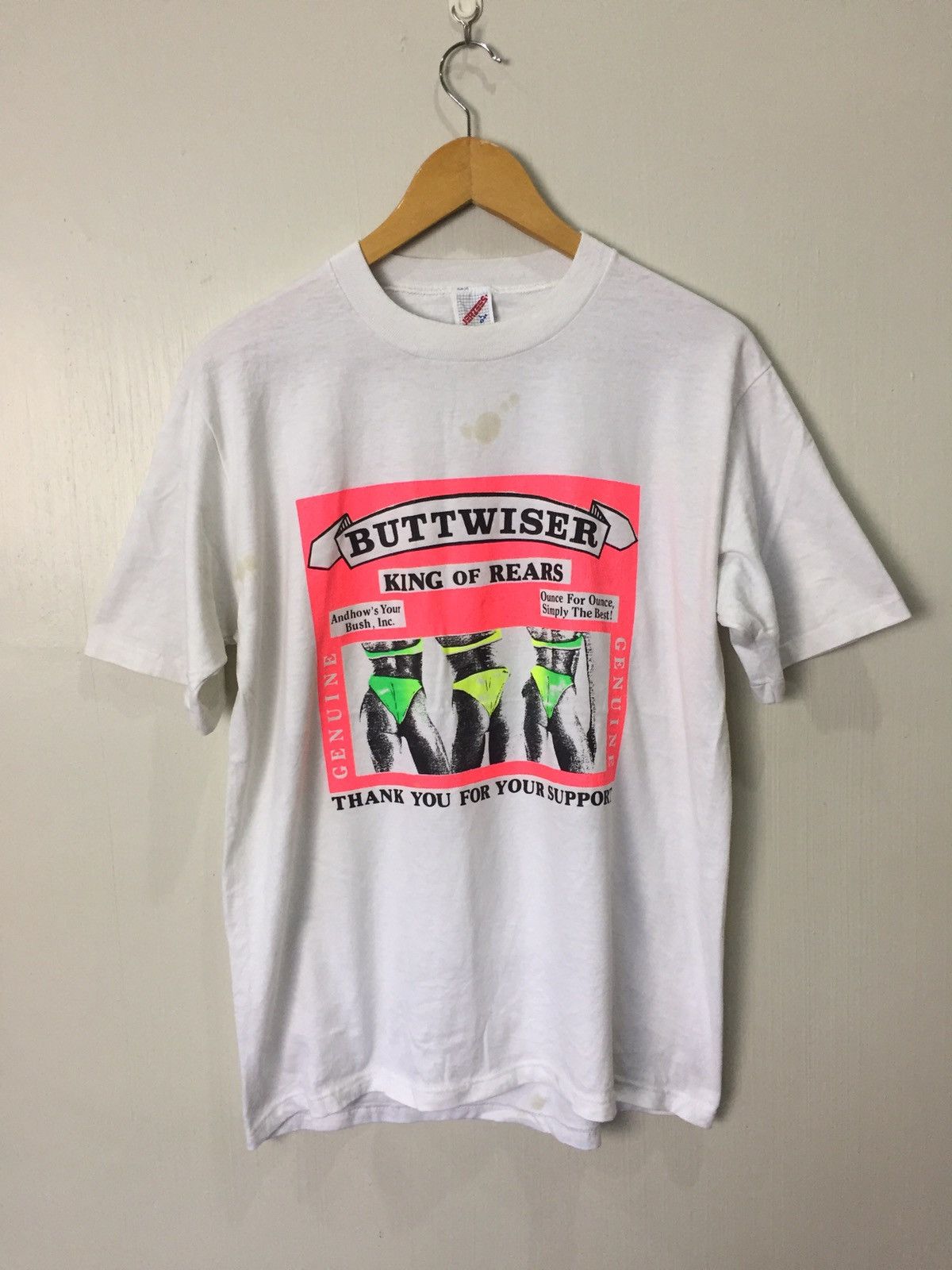 Buttwiser 90s vintage tシャツ 90s Buttwiser T-shirt | What'z up
