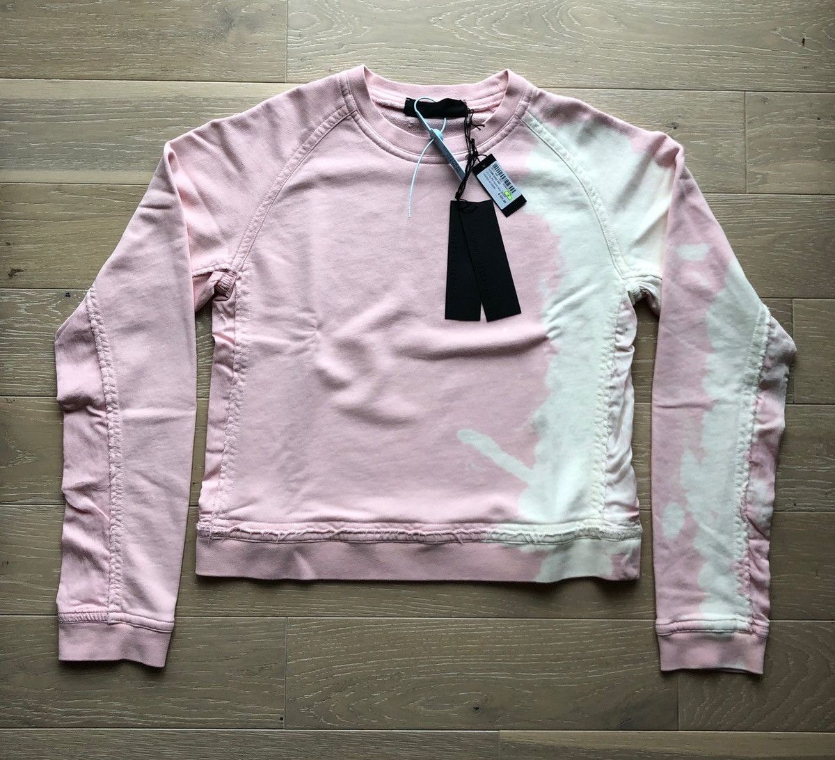 Haider Ackermann Haider Ackermann Pink Perth Crewneck Bleached Sweatshirt Size US M / EU 48-50 / 2 - 1 Thumbnail