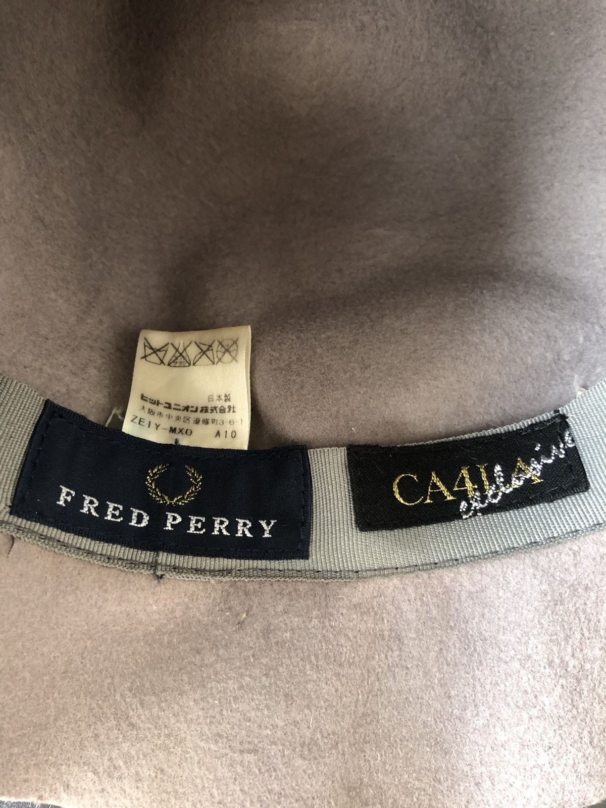 Comme des Garcons SHIRT × Fred Perry Fred Perry x Ca4la Tartan Beige Bucket Sun Hat Size ONE SIZE - 7 Thumbnail