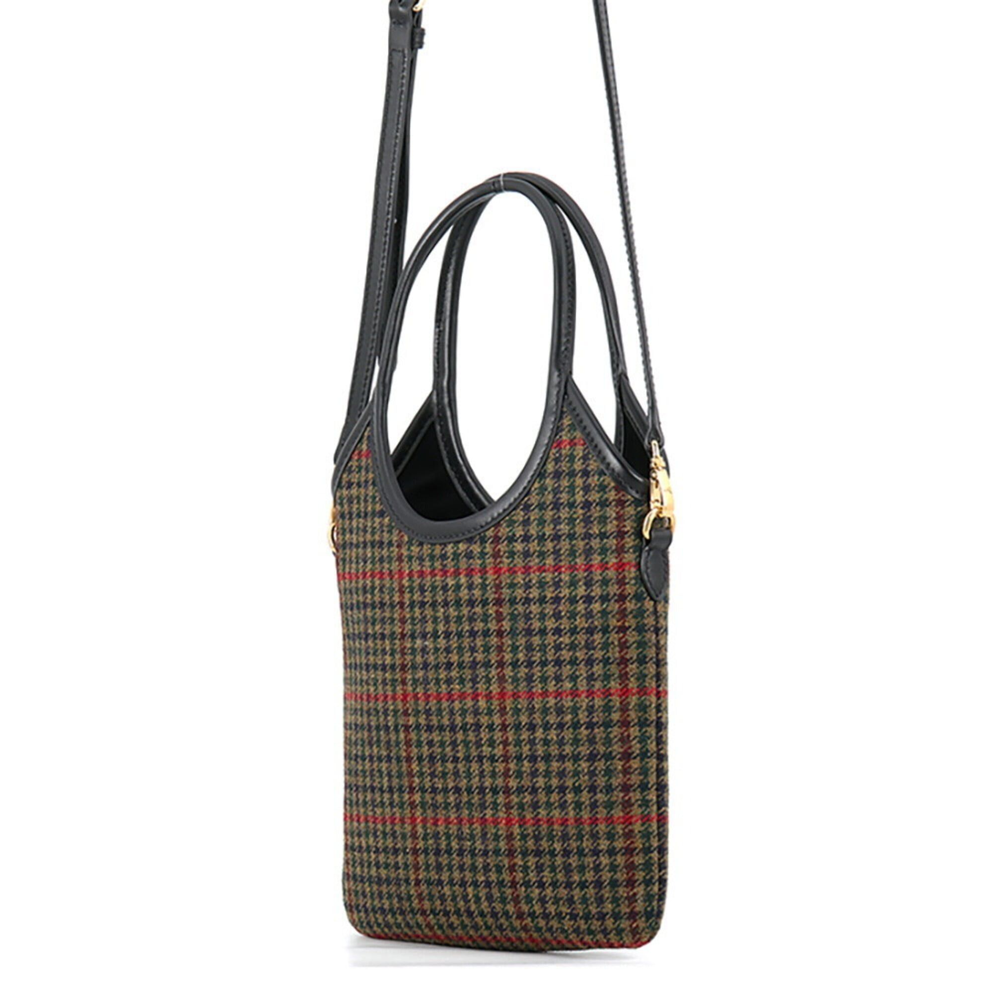 Miu Miu Miu Miu Miu Ivy Mini Fabric Leather Handbag 5BA281 2-way Size ONE SIZE - 2 Thumbnail