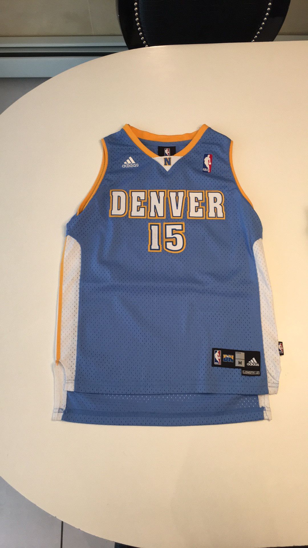 Adidas Carmelo Anthony NBA Jersey Denver Nuggets Youth M Vintage Size US XXS / EU 40 - 1 Preview