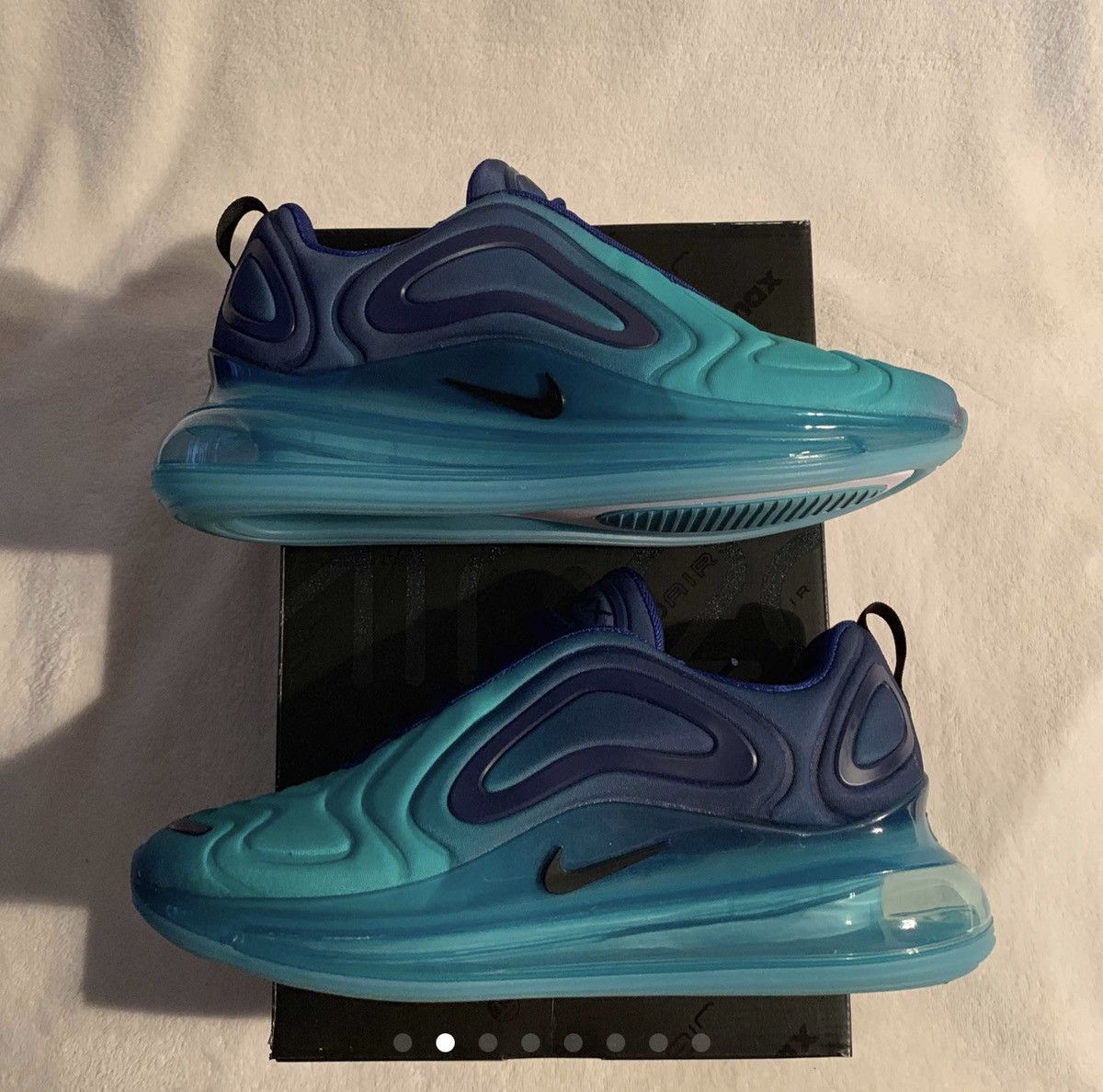 air max 720 sea forest on feet