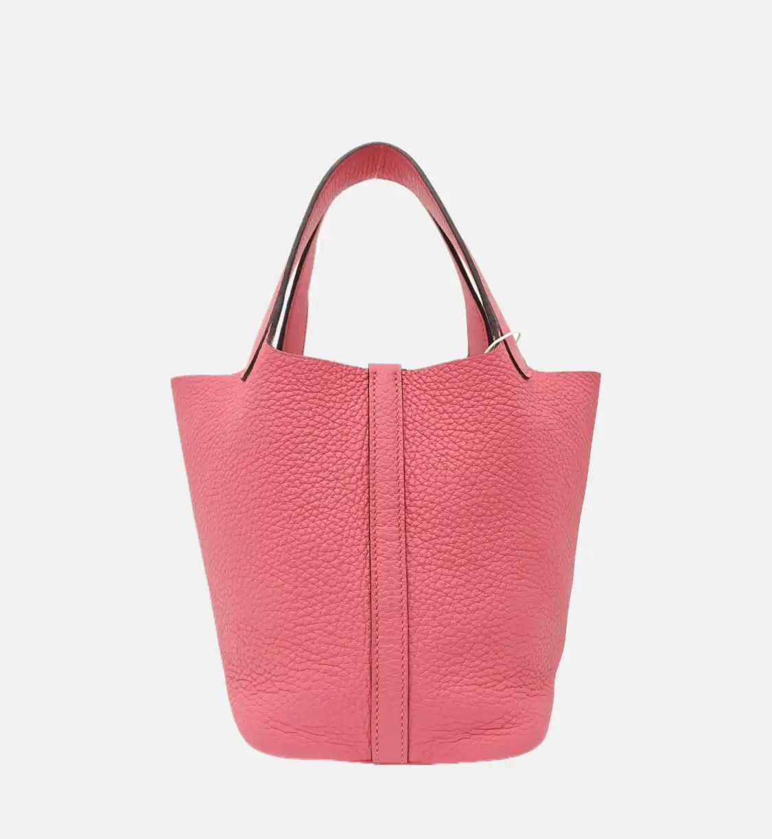 Hermes Hermes Picotin Lock 18 Rose Lipstick Clemence cowhide leather picotin handbag si Size ONE SIZE - 5 Thumbnail