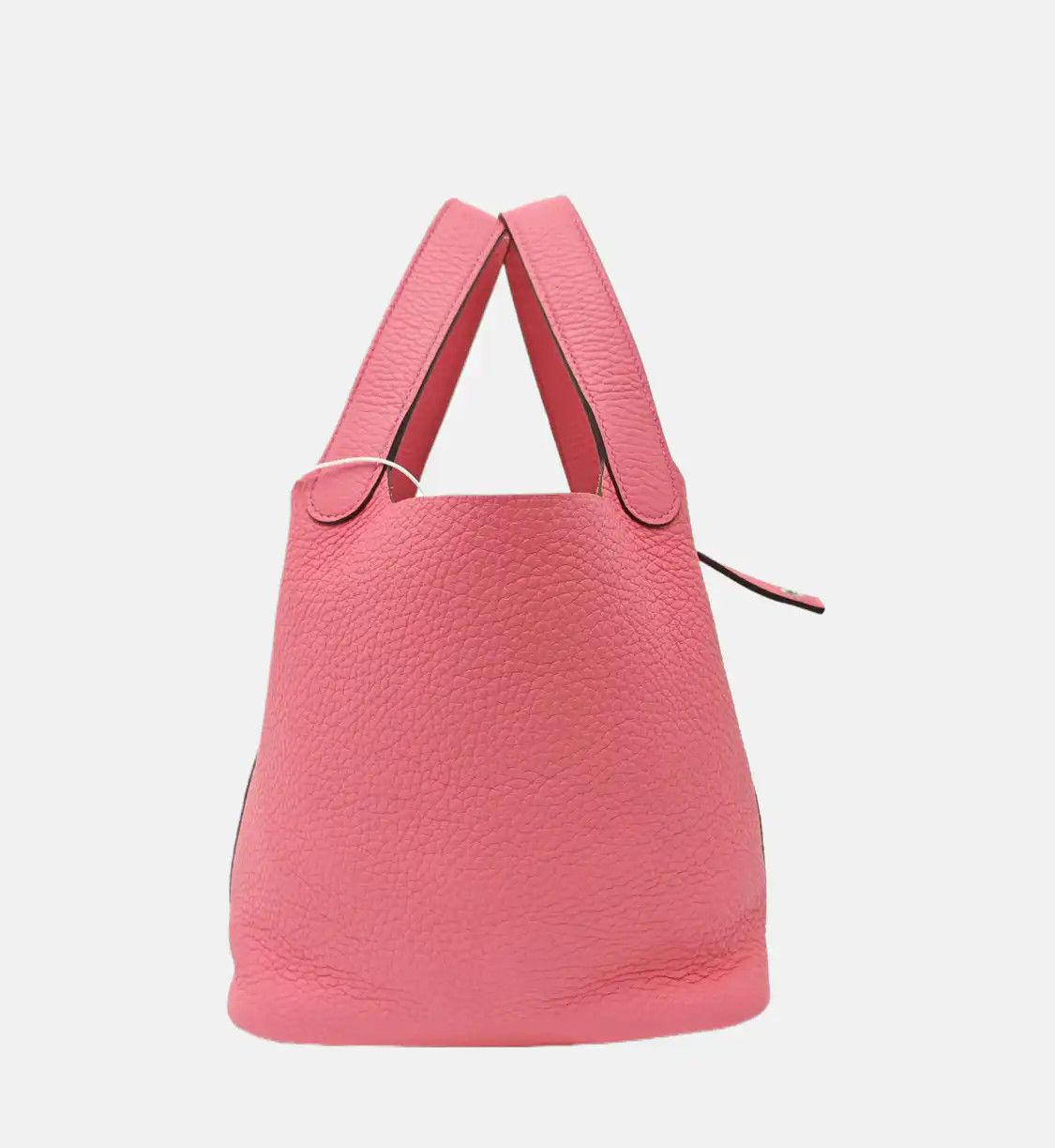 Hermes Hermes Picotin Lock 18 Rose Lipstick Clemence cowhide leather picotin handbag si Size ONE SIZE - 4 Thumbnail