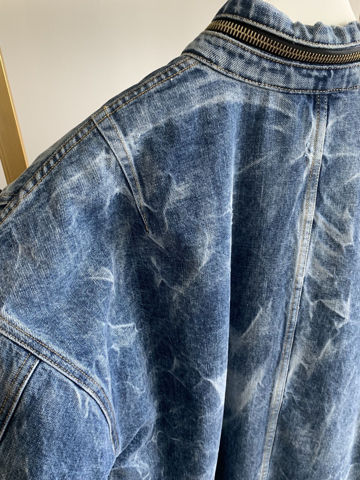Fear of God Fear of God Denim Shearling Zipped Coat Size US M / EU 48-50 / 2 - 8 Thumbnail