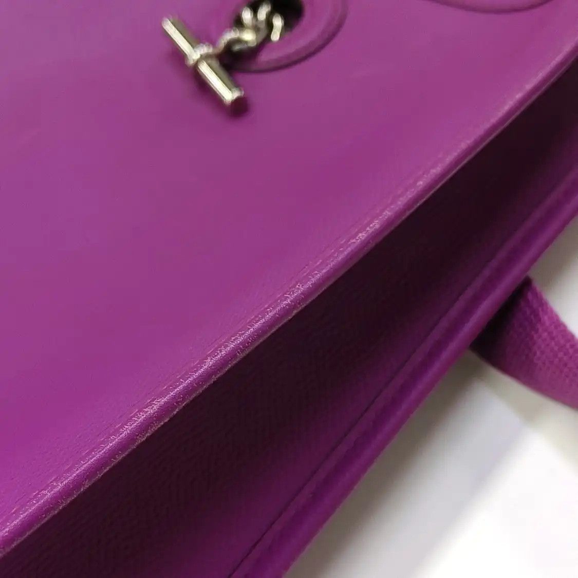 Hermes Hermes Vespa 28 lavender Epsom cowhide leather shoulder bag crossbody bag silver Size ONE SIZE - 12 Thumbnail