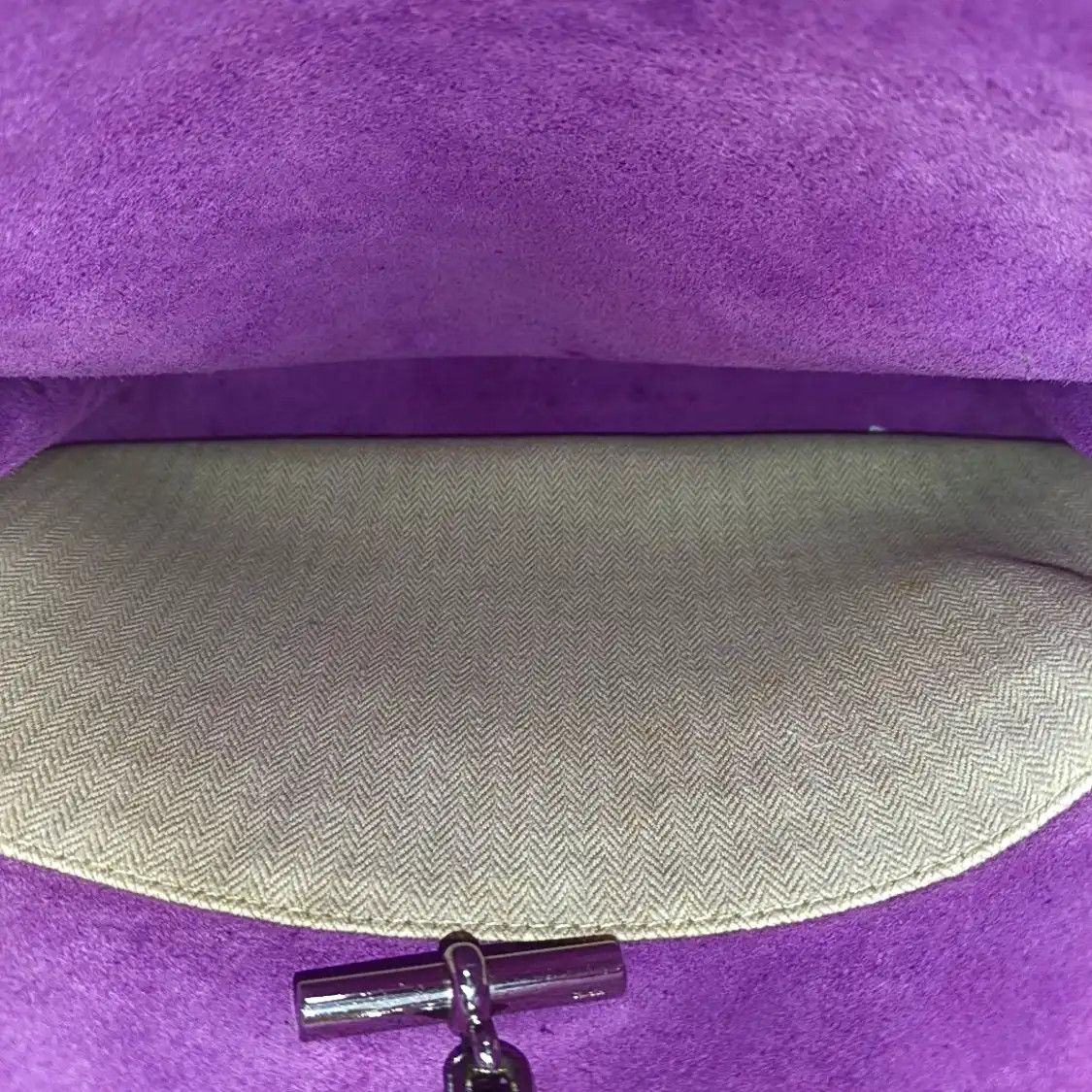Hermes Hermes Vespa 28 lavender Epsom cowhide leather shoulder bag crossbody bag silver Size ONE SIZE - 7 Thumbnail